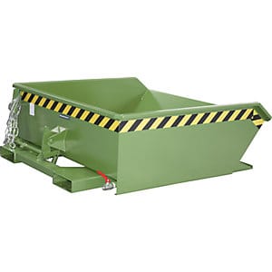 Bauer Mini-Spänebehälter SMGU 610, lackiert, Resedagrün