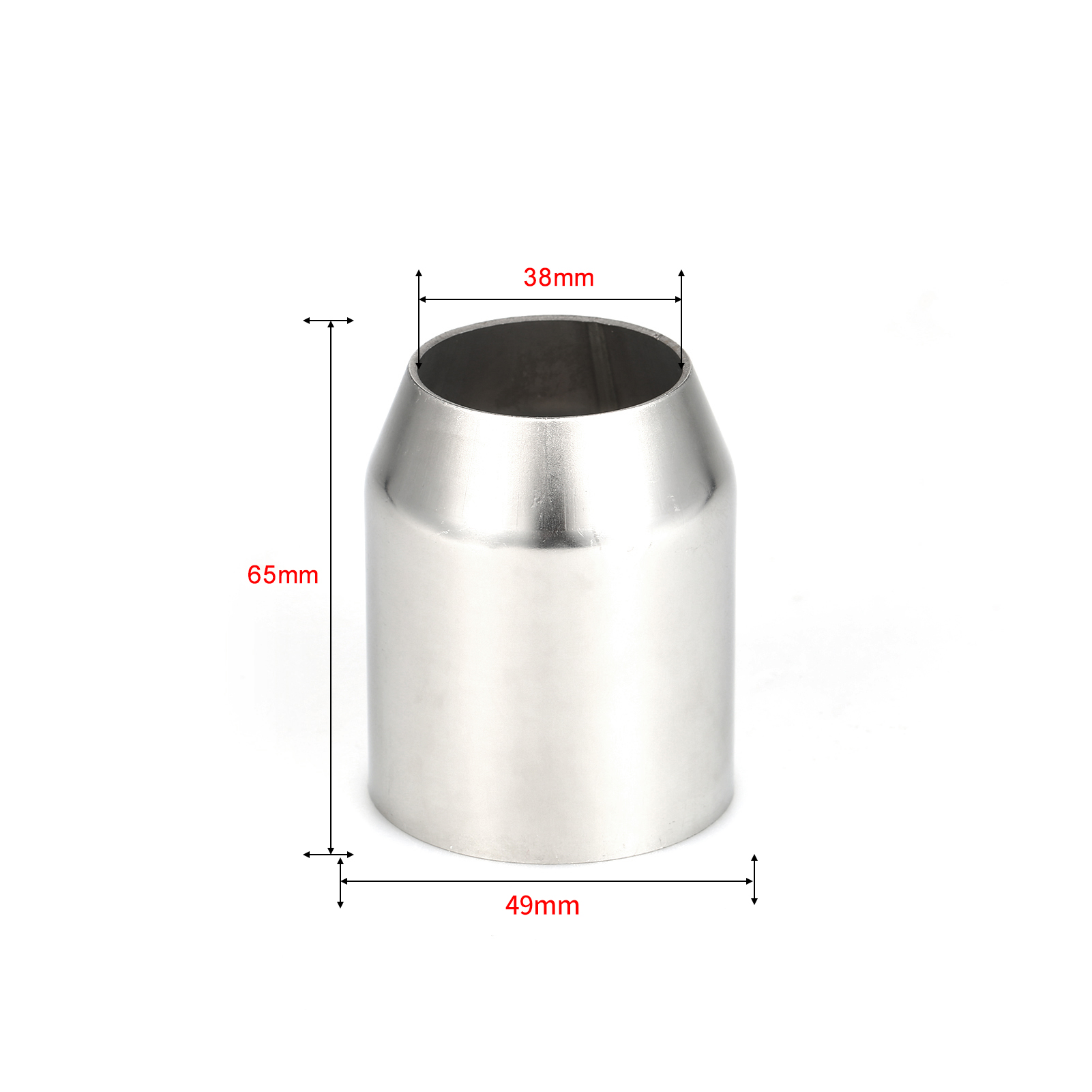 Universelles Auspuffrohr 38-51 Mm Für Motorräder Und Quads