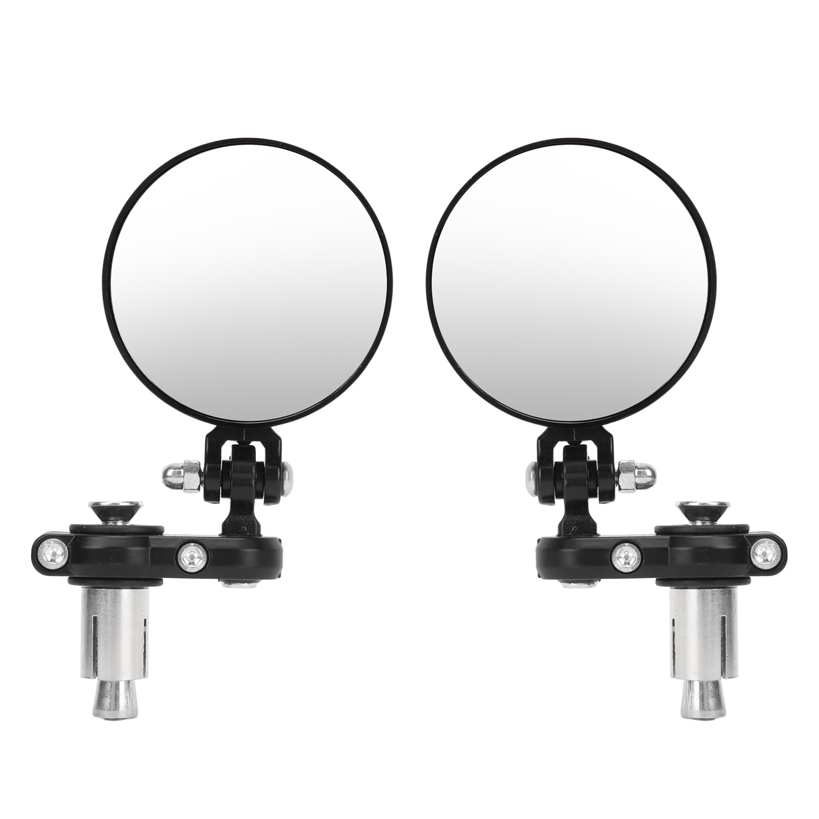 2 Runde, Klappbare Motorradspiegel 7,6 Cm (3 Zoll) Für Lenker Mit 22,2 Mm (7/8 Zoll) Durchmesser.