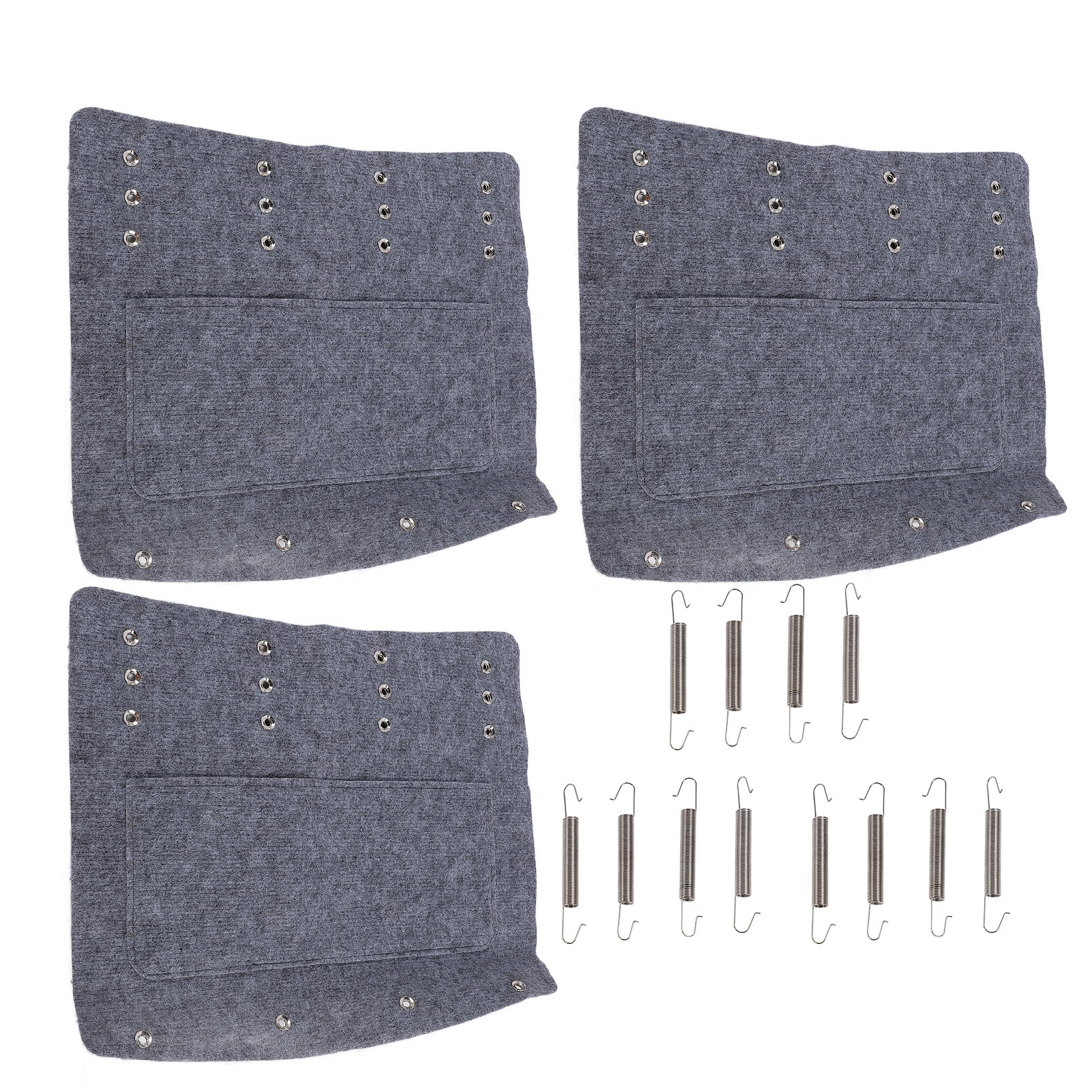 Set Mit 3 Treppenstufenmatten Für Wohnmobile, 56 X 51 Cm, Strapazierfähige Matten Für Stufen Mit Einer Tiefe Von 20 Bis 28 Cm, Grau