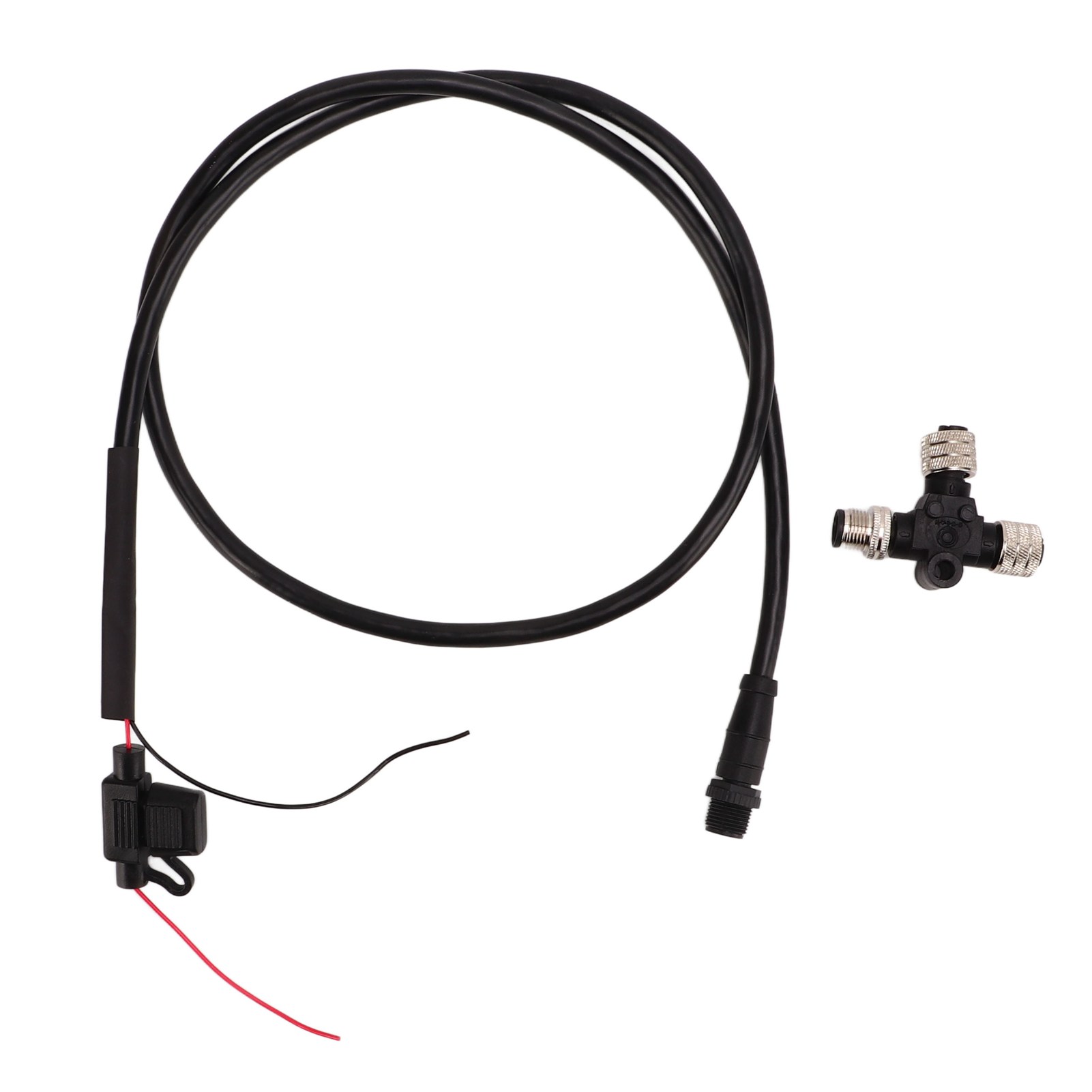 Backbone-kabel Mit T-stecker, 3-a-sicherung, M12-5-poligem Gewinde, 1 M Länge, Schutzart Ip67 (wasserdicht) Für Nmea-2000-netzwerke