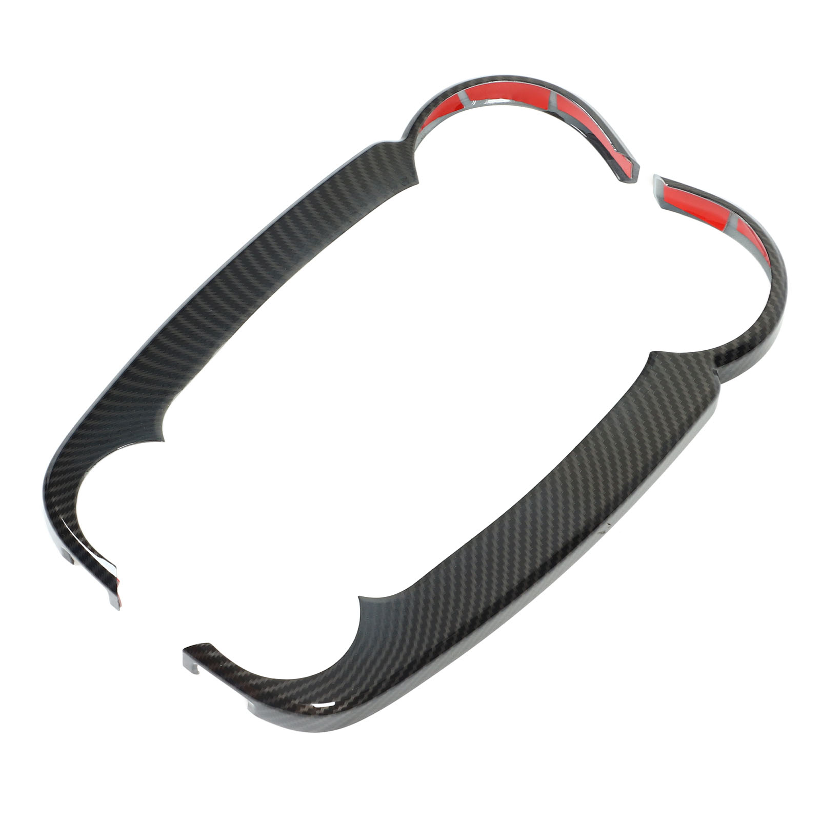 Seitliche Navigationsabdeckung, Zierleiste In Carbonfaser-optik Für Das Armaturenbrett Des Ford Fj Cruiser Xj10 (2007–2021)