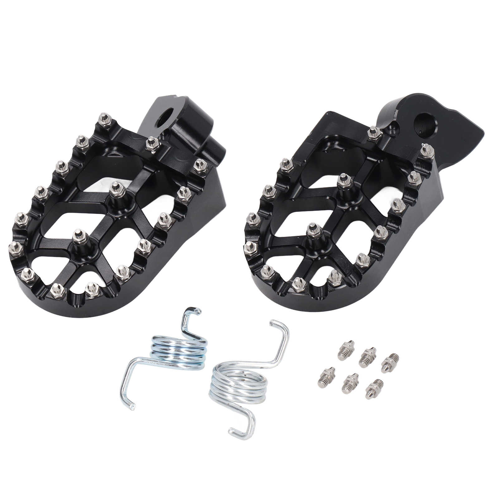 Breite, Rutschfeste Motorradfußrasten Aus Cnc-gefräster Aluminiumlegierung, Kompatibel Mit Z50r, Xr50r, Xr70r, Xr80r, Xr100r, Crf80f Und Crf100f.