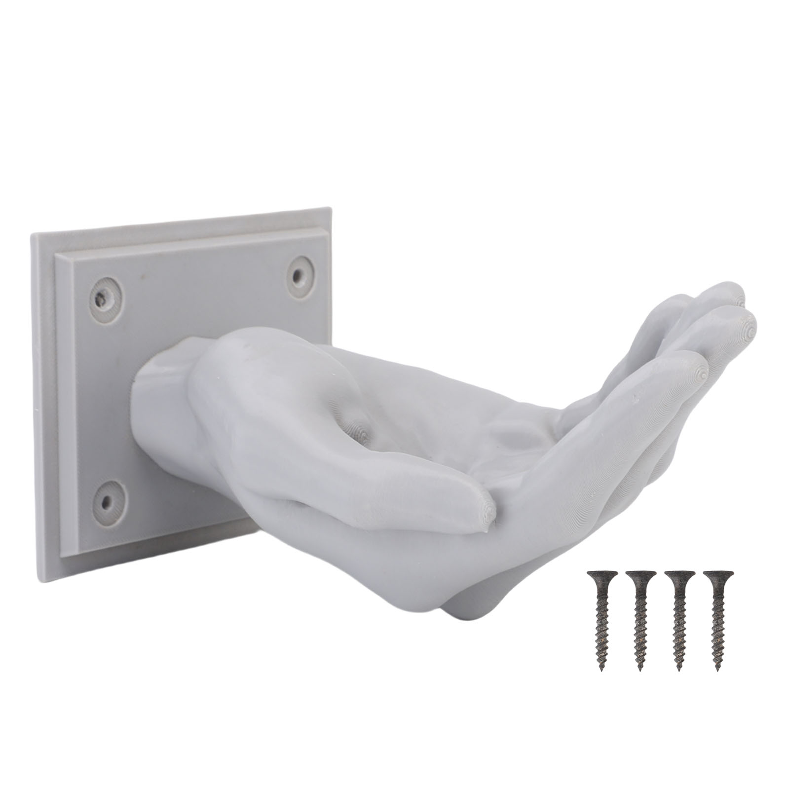 Multifunktionaler Wandhaken Aus Pla, Handförmig, Für Mäntel, Taschen, Handtücher Und Schlüssel.