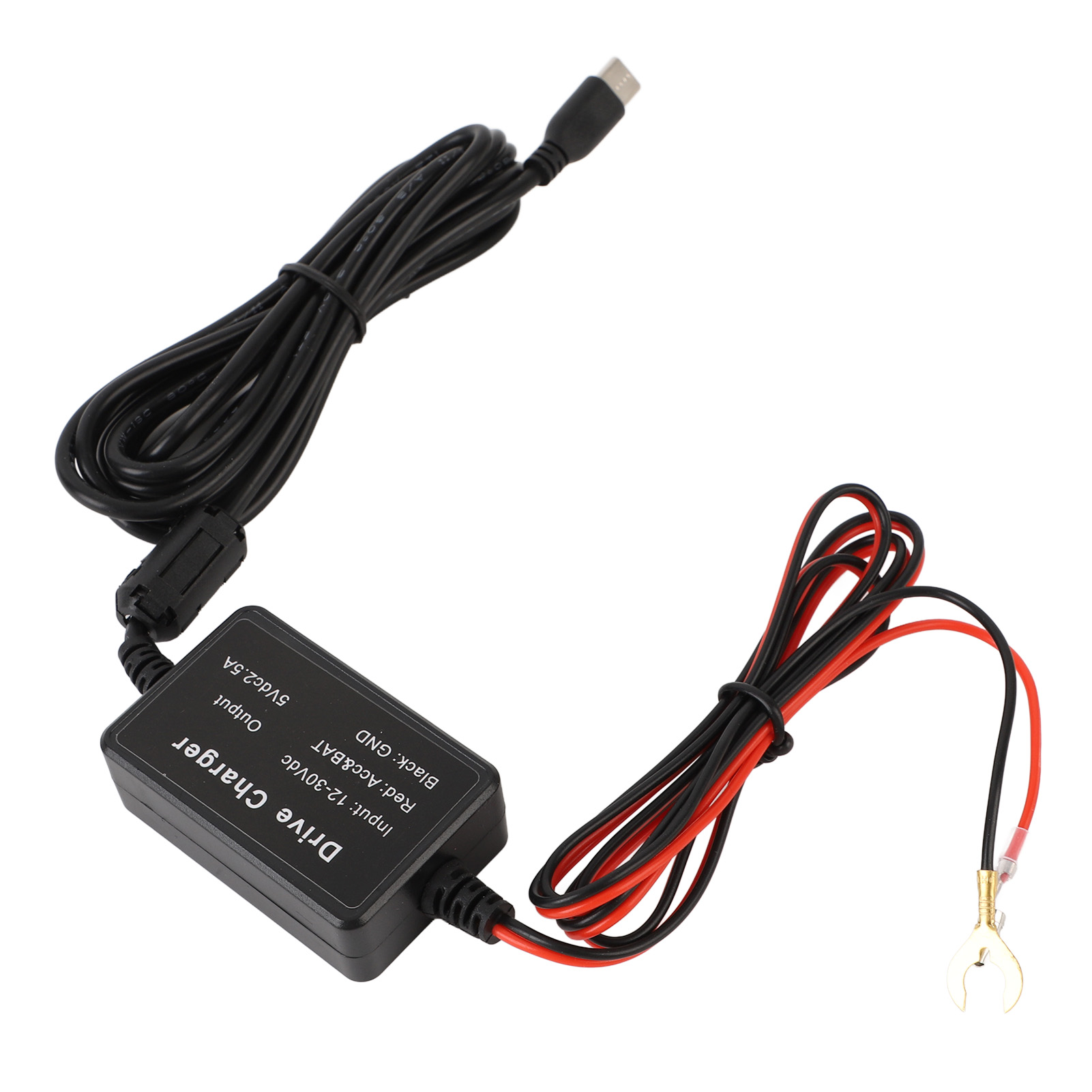 12v/30v Auf 5v Dashcam-verkabelungssatz Mit Unterspannungsschutz, Usb Typ C, Für Gps-stromversorgung Und Radarwarner.