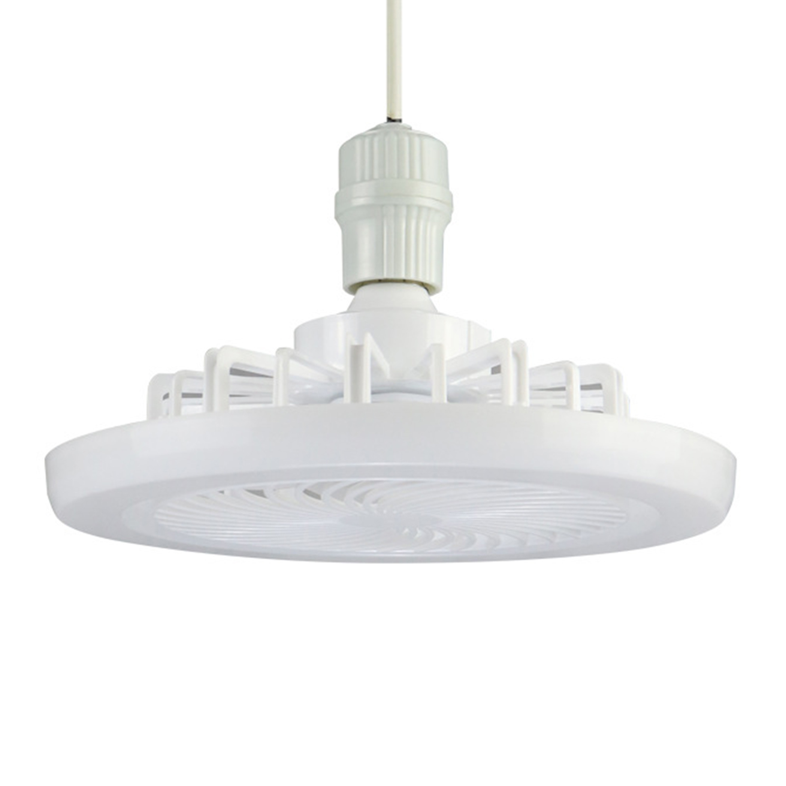 Geräuschlose E27-lüfterlampe, Weiße Elektrische Deckenleuchte, Für Büro Oder Esszimmer.
