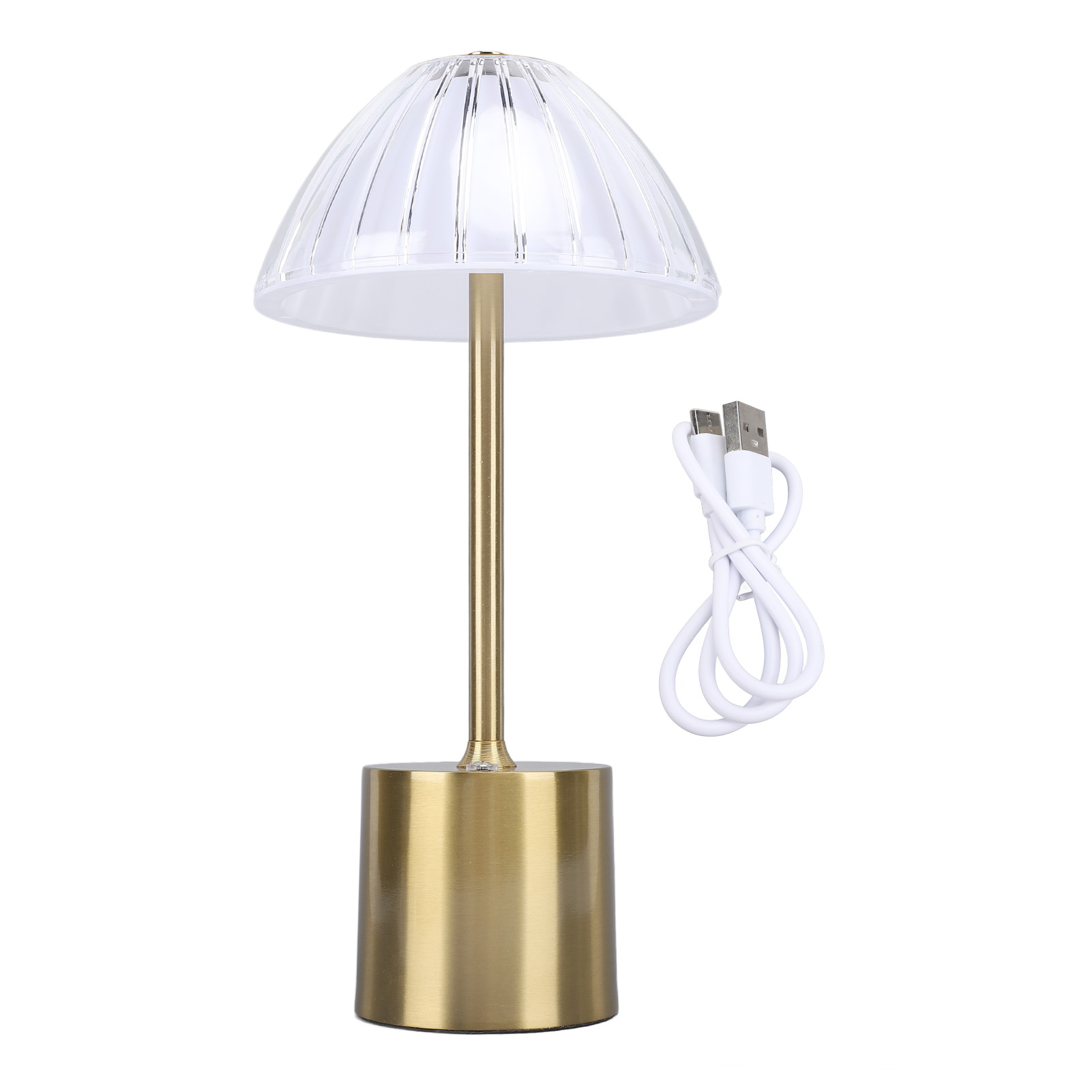 Tragbare Led-kristall-schreibtischlampe, 3 Helligkeitsstufen, Touch-steuerung, Dimmbar, Ideal Für Schlafzimmer Oder Esszimmer.