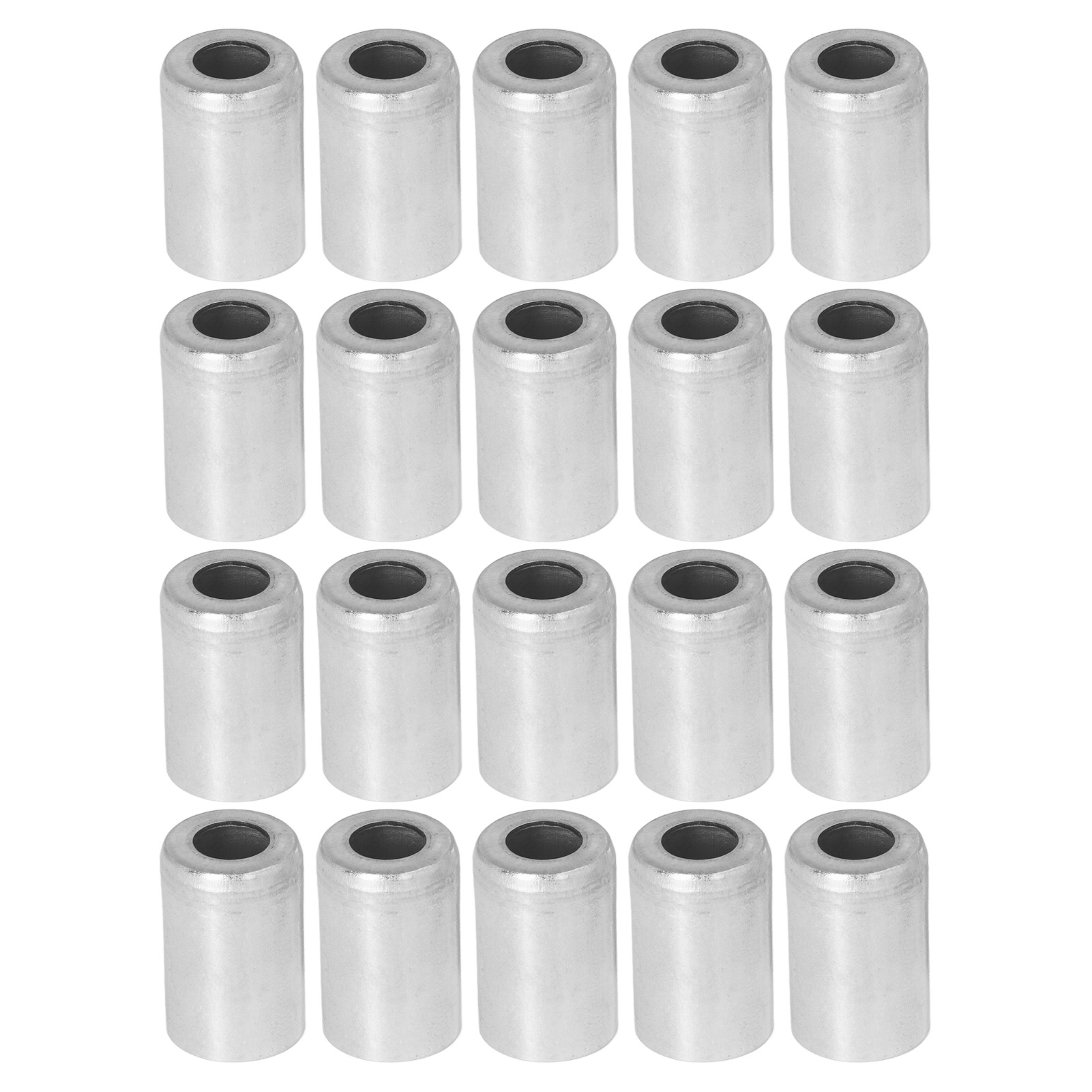 Packung Mit 20 Klimaanlagenschläuchen Mit Aluminiummantel Und Verstärkter Verbindung Für Autos (6/8 Zoll).