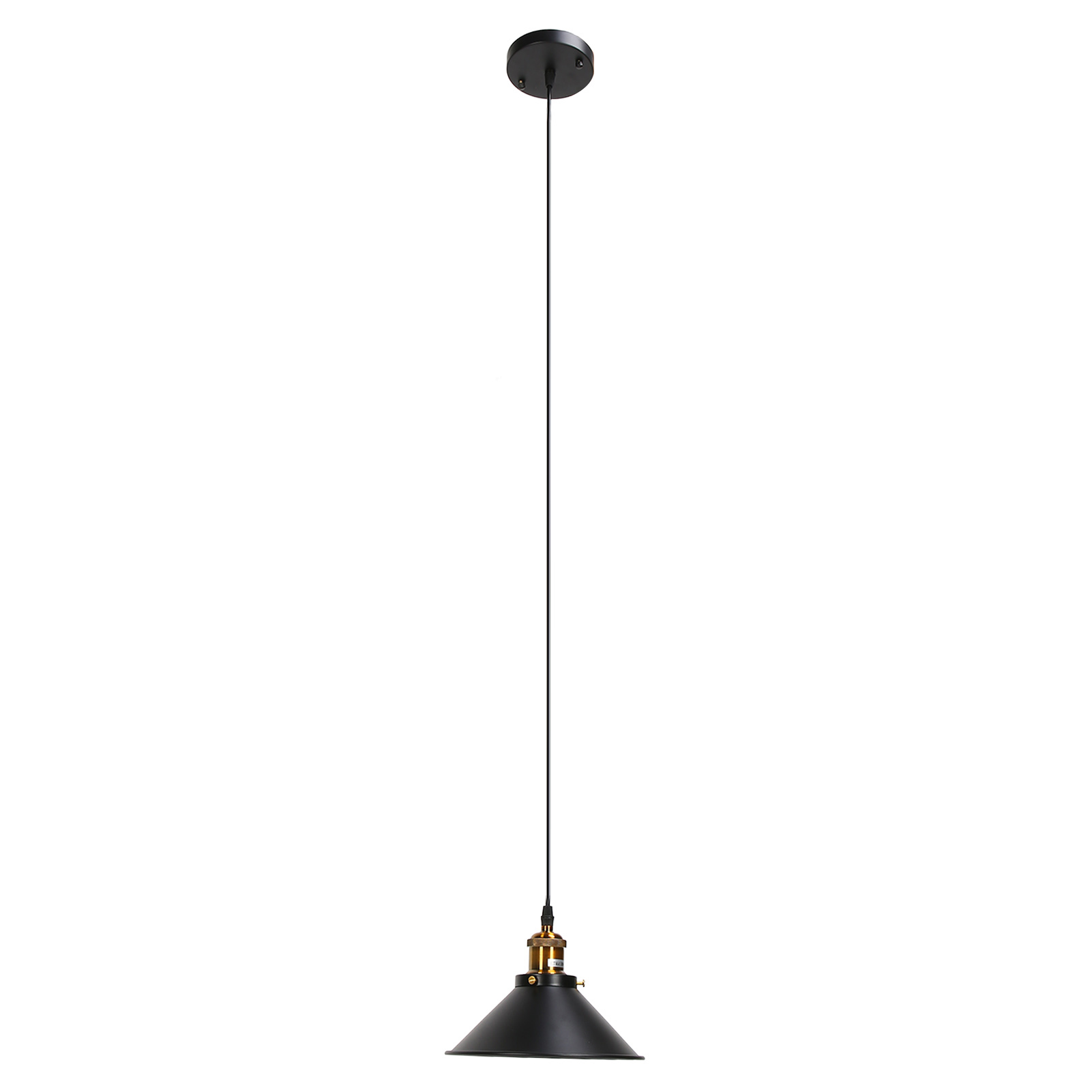 Deckenleuchte Aus Schmiedeeisen, Schlichter Retro-industriestil, E27-fassung, Schwarzer Metallkäfig, 85–240 V Pendelleuchte