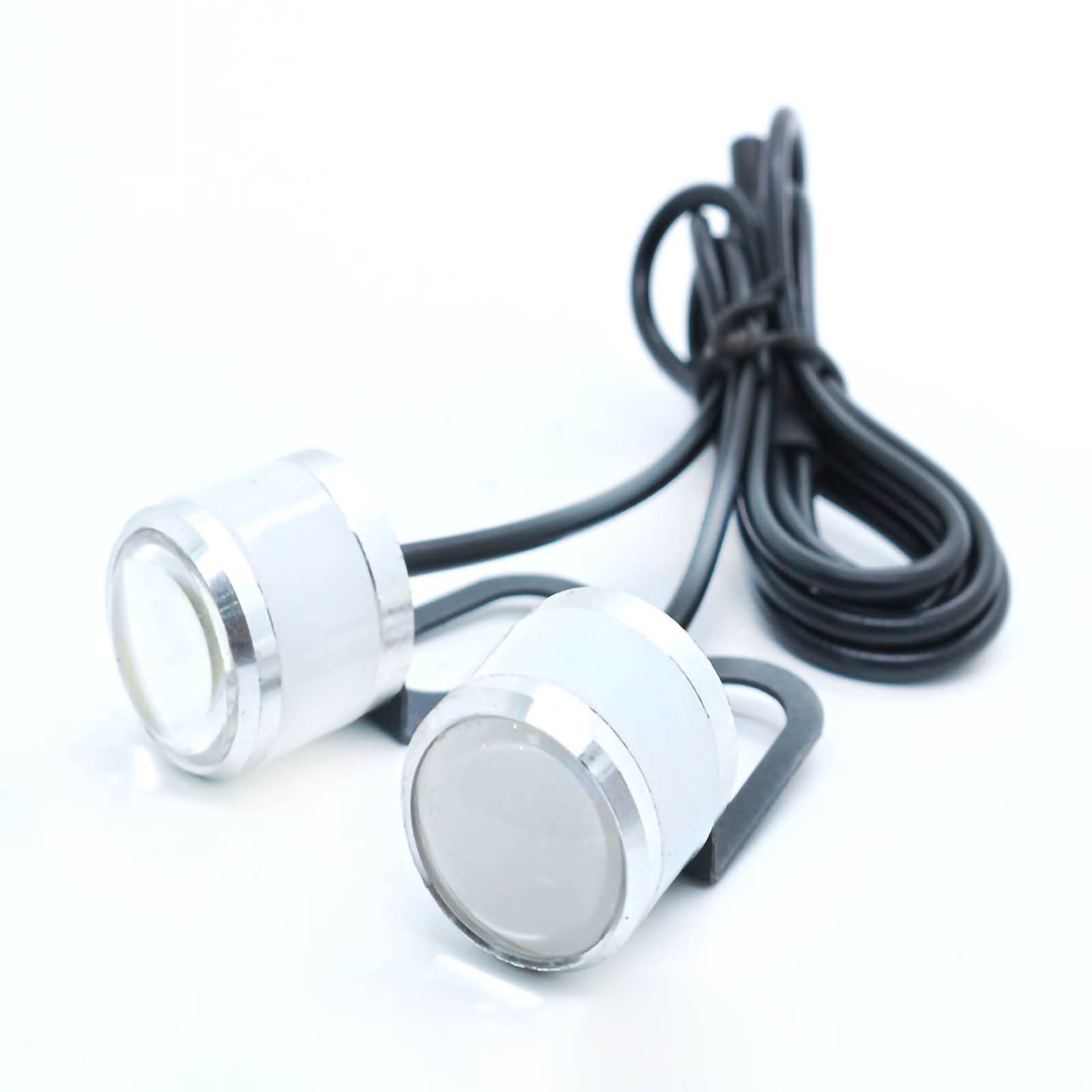 Led-blitzlicht Für Motorräder, Aus Aluminiumlegierung, 12 V, 2 W, Blinker, Bremslicht, Weiß, Zum Umbau