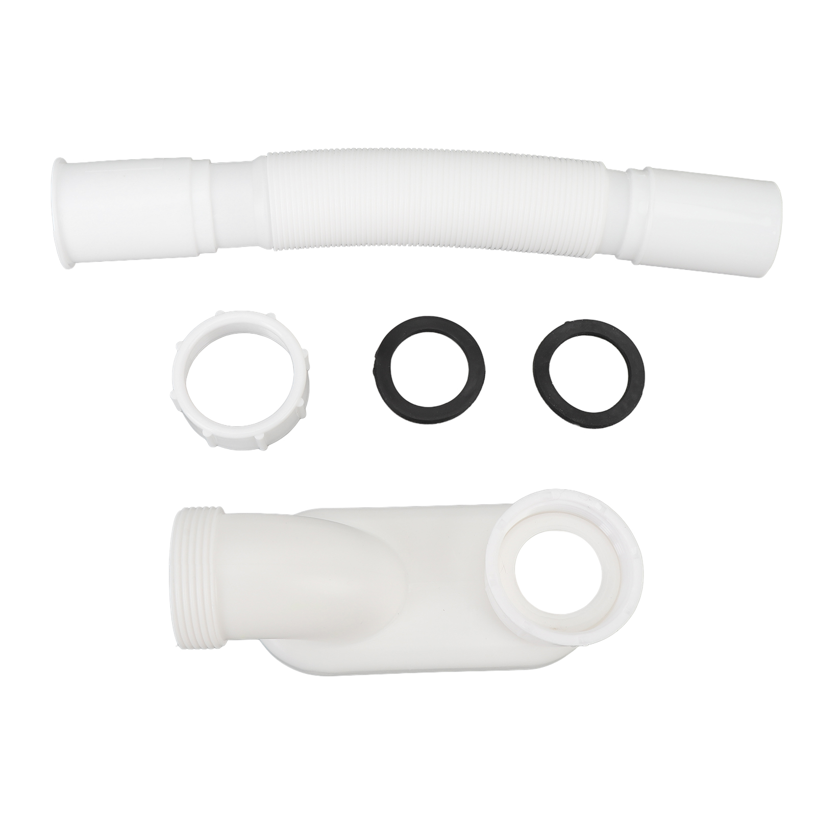 Dehnbarer Pvc-ablaufschlauch Typ P Für Bad Und Dusche, 1 1/2 Zoll, Geruchsdicht, Für Waschbecken Und Spülbecken.