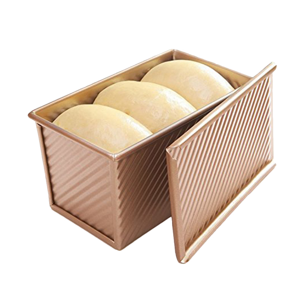 Brotbackform Mit Deckel, Kuchenform, Toastform, Aus Antihaftbeschichtetem Kohlenstoffstahl, Toasterzubehör