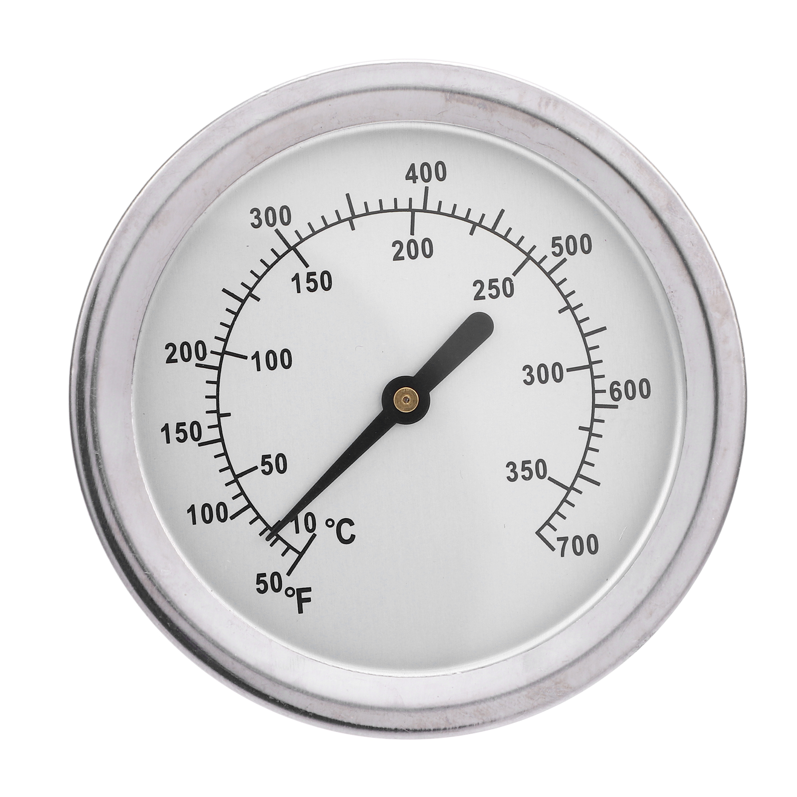 Großes Ofenthermometer Aus Edelstahl Mit Großem Zifferblatt Zur Überwachung Von Grill- Und Kochtemperaturen