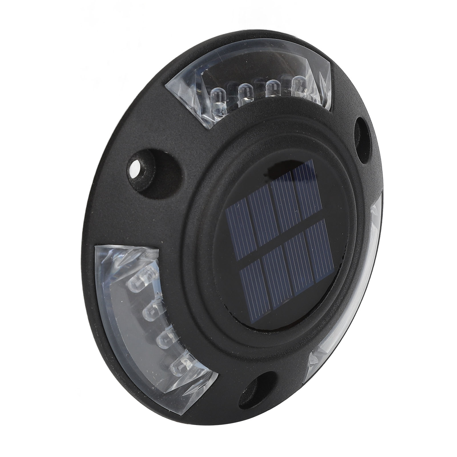 Wasserdichte Solar-dockleuchte Mit 12 Leds (ip68) Für Die Außeneinfahrt, 6 V, 1,8 W, Weiß