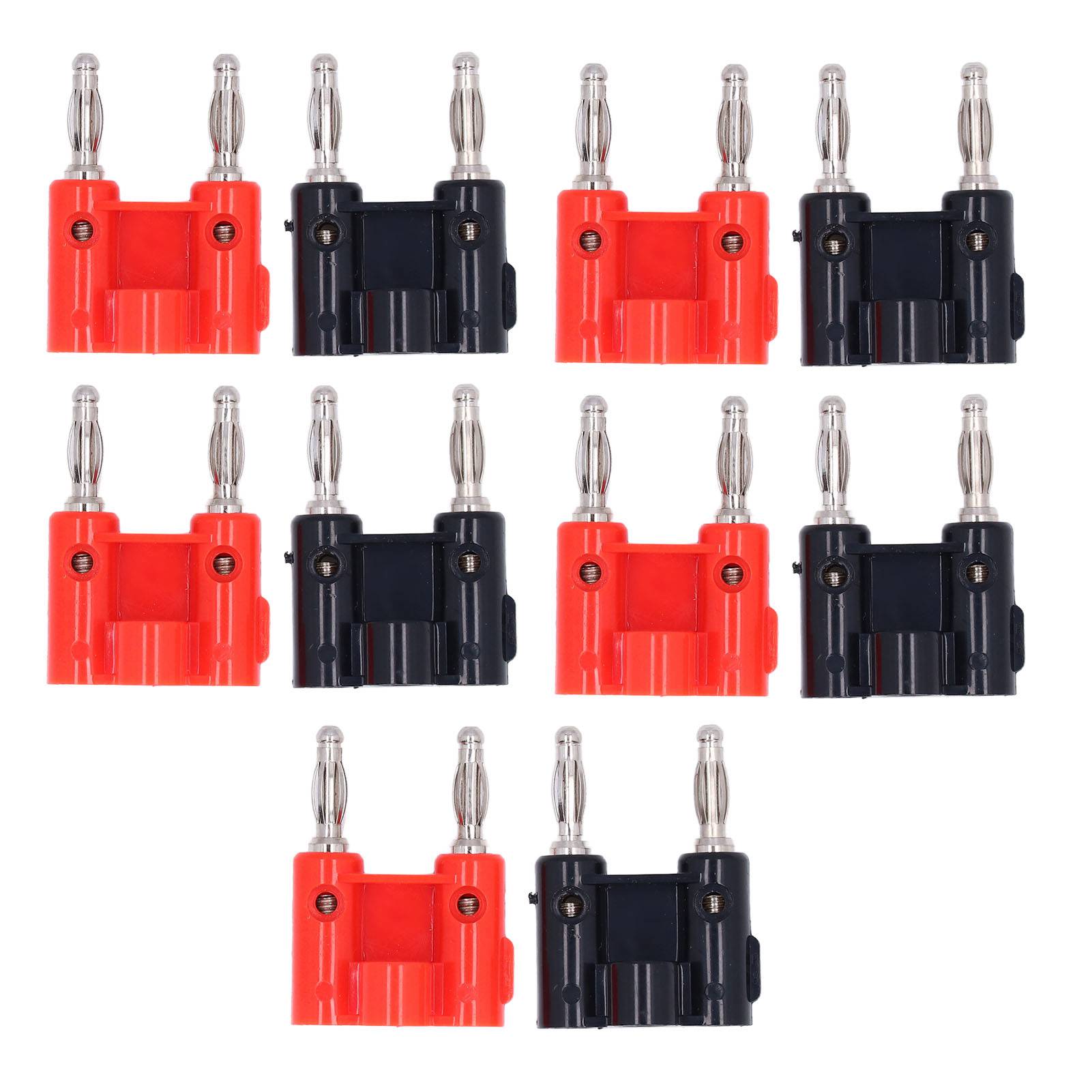 Set Mit 5 Lötfreien Pe-messing-doppelbananenbuchsen Für Laternen, Elektronische Geräte Und Wohnmobile.