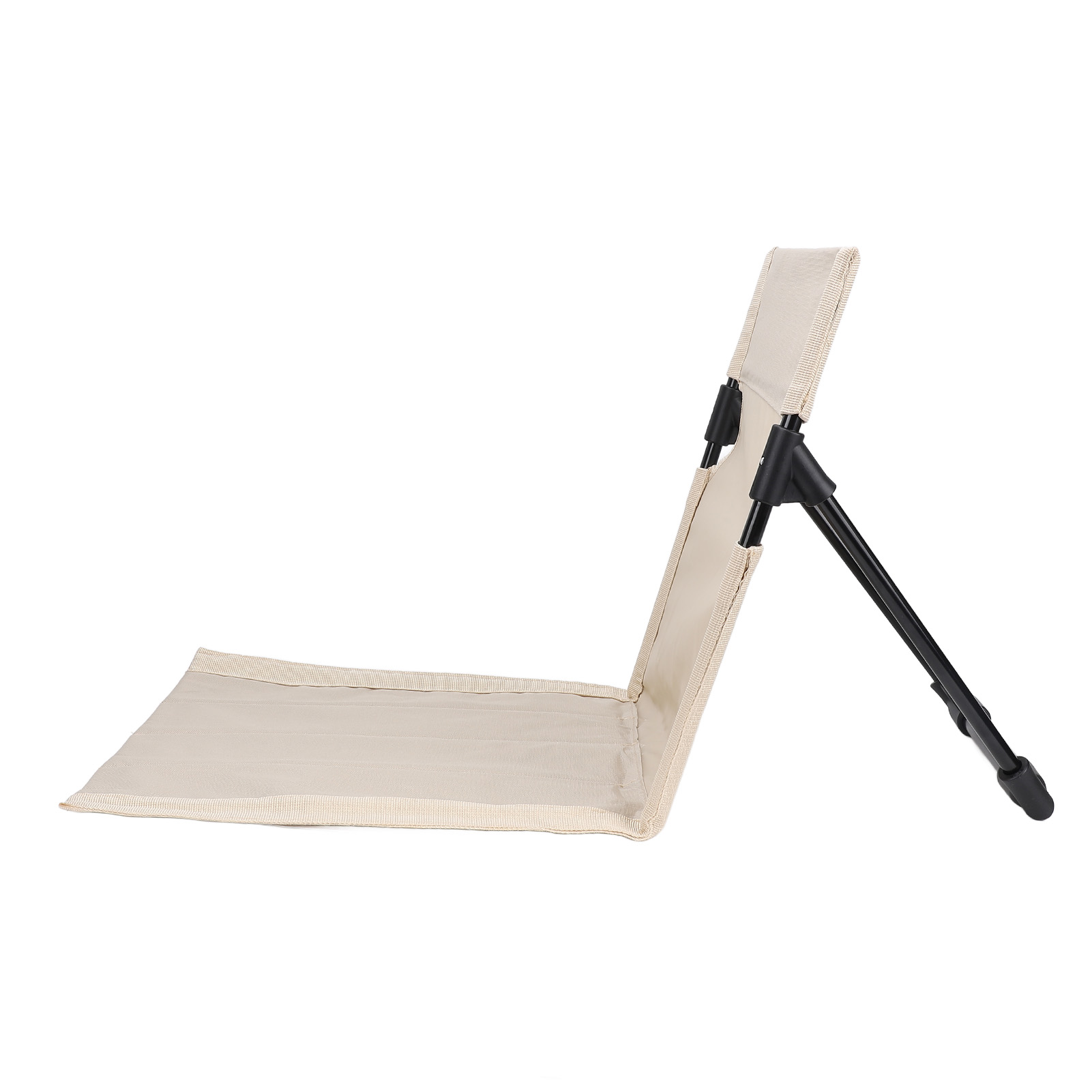 Leichter Und Atmungsaktiver Klappstrandstuhl Mit Verstellbarer Rückenlehne, Ideal Zum Campen Und Angeln Im Freien (khakifarben).