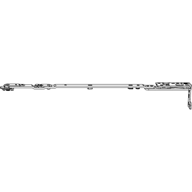 Maco - DK-Scherenarm power 13V Holz/PVC FT30 ffb 801-1300 mm silber rechts