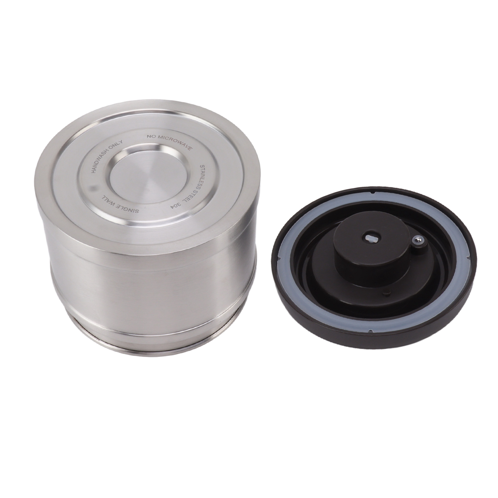 Luftdichter, Vakuumisolierter Kaffeebehälter Aus Edelstahl 304, 750 Ml, Naturfarbe, Ideal Für Kaffee, Tee Und Trockenfrüchte. Auch Für Kaffeebohnen Und Andere Lebensmittel Geeignet.