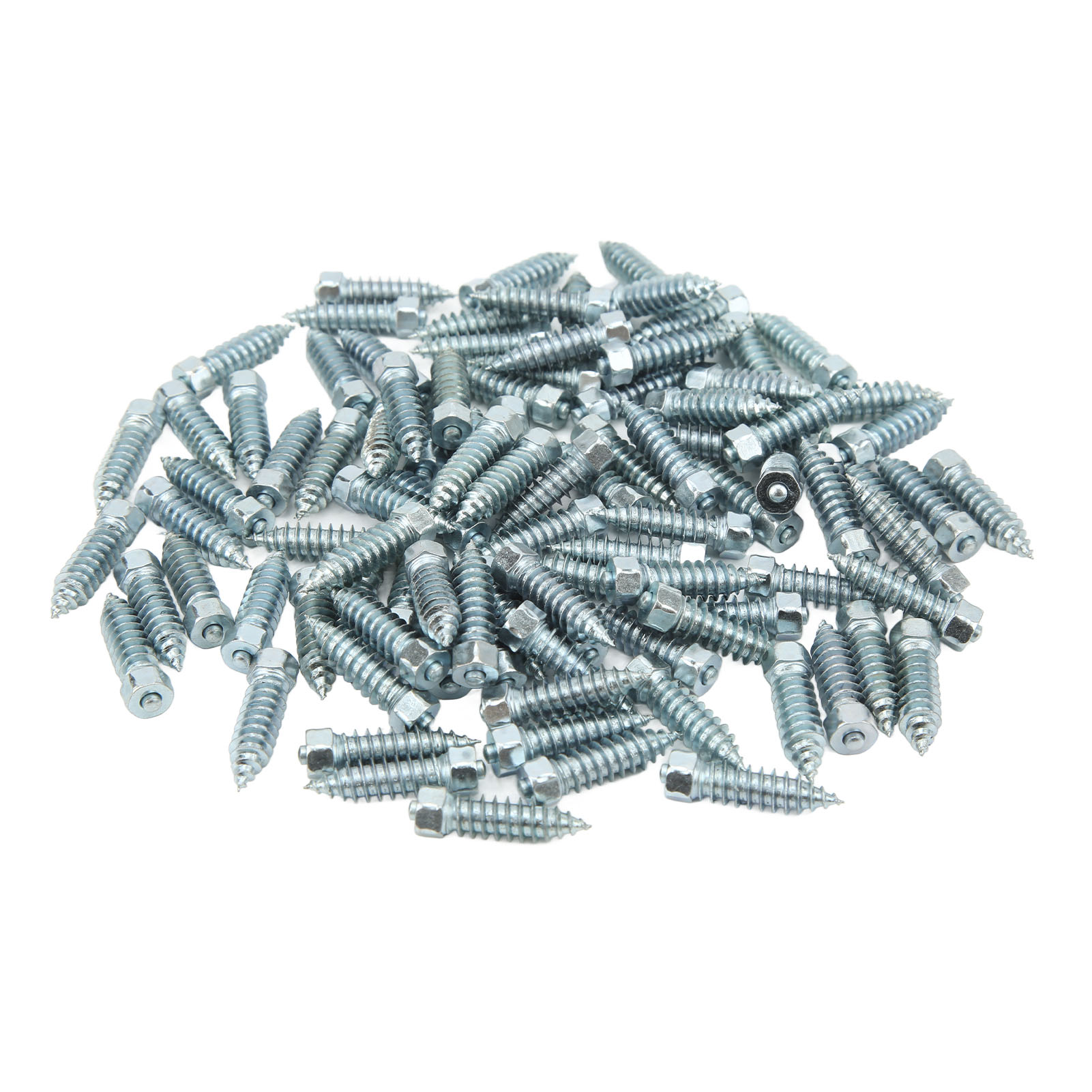 Packung Mit 100 M8-reifenspikes Für Hervorragenden Grip Und Rutschfestigkeit. Universell Einsetzbar Für Kompaktlader Und Gabelstapler.