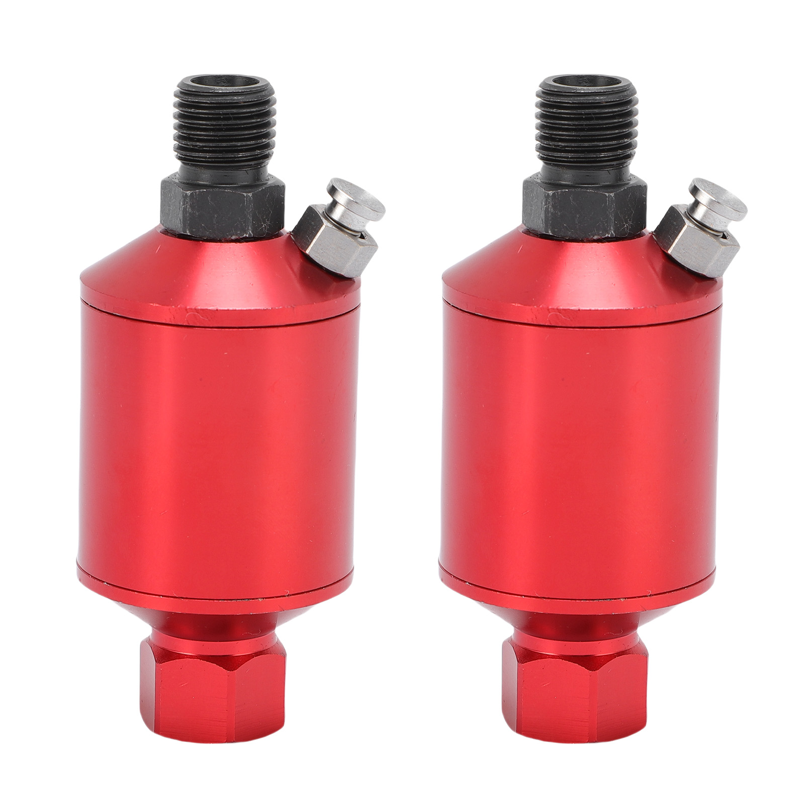 Set Mit 2 Filtern Für Pneumatische Farbspritzpistolen, 1/4"-npt-ein-/auslass, Wasserabscheider Aus Aluminiumlegierung, Rot