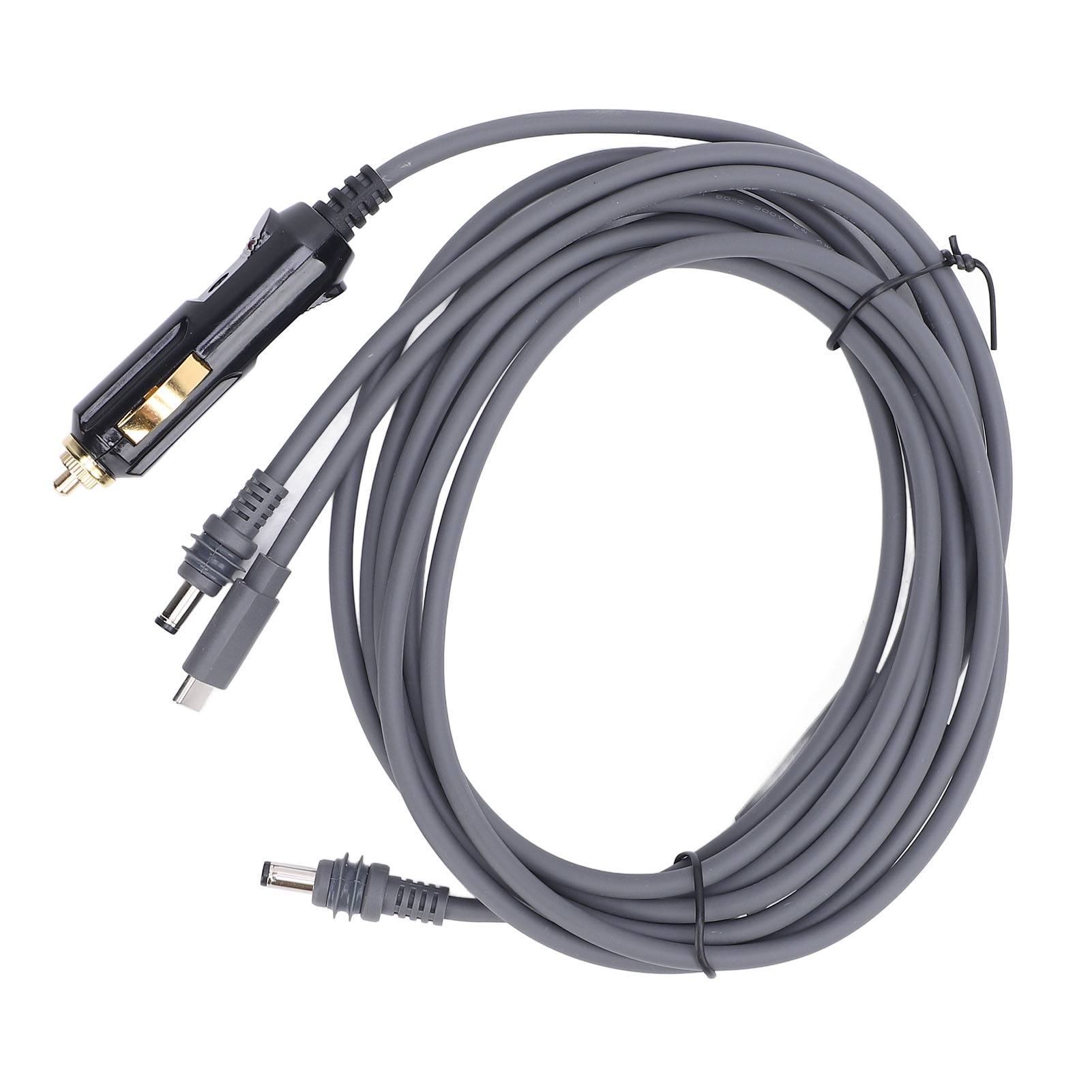 3 M (10 Fuß) 3-in-1 Gleichstromkabel, Dc 12 V/24 V 18 Awg Wasserdicht, Typ-c-autoladegerät Auf Kabel Für Mini-satellitenschüssel, Wohnmobile, Autos, Lkws, Busse Und Boote
