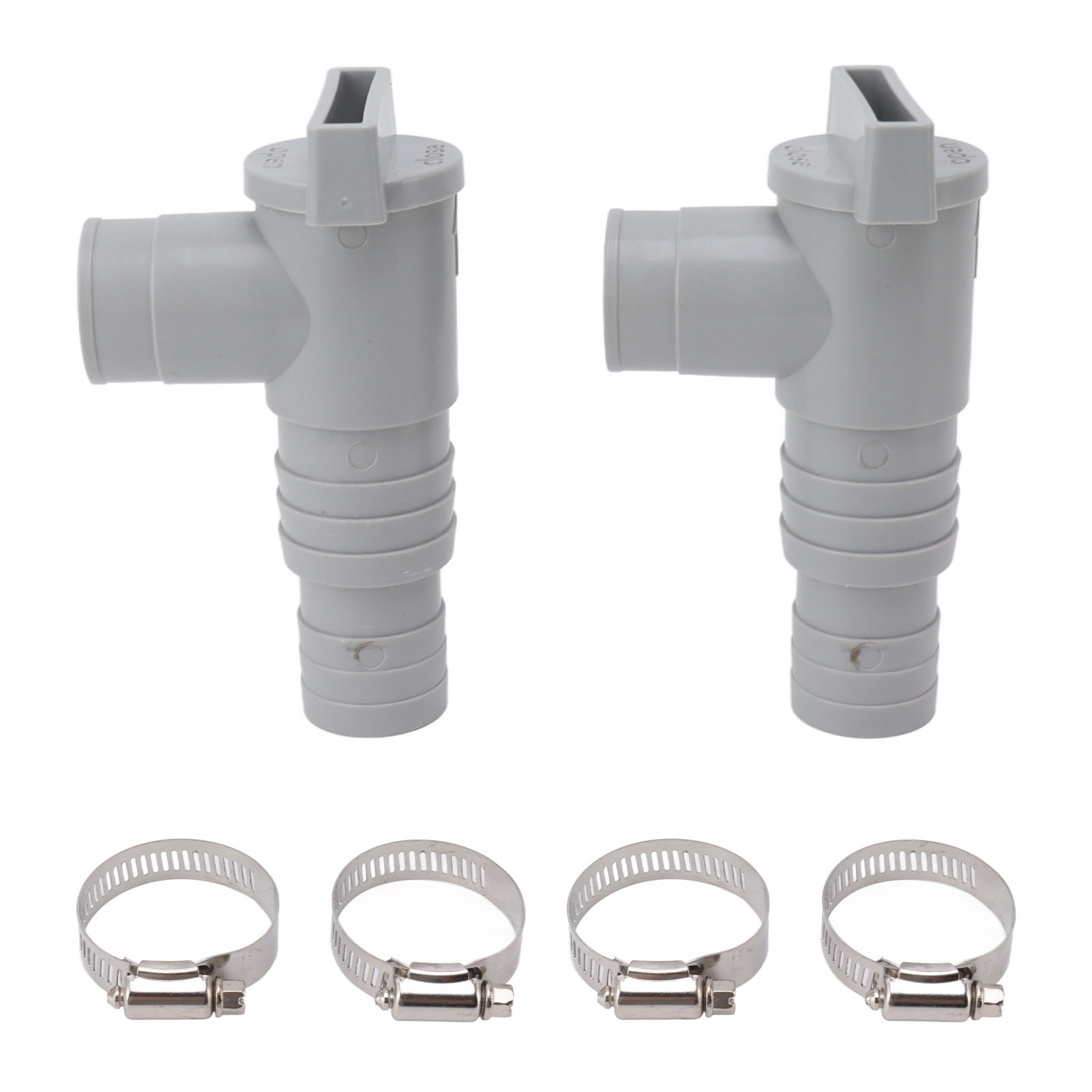 Pvc-pool-absperrventil, Einfache Installation, Ersatz-kolbenventil Für 32-mm-rohranschluss
