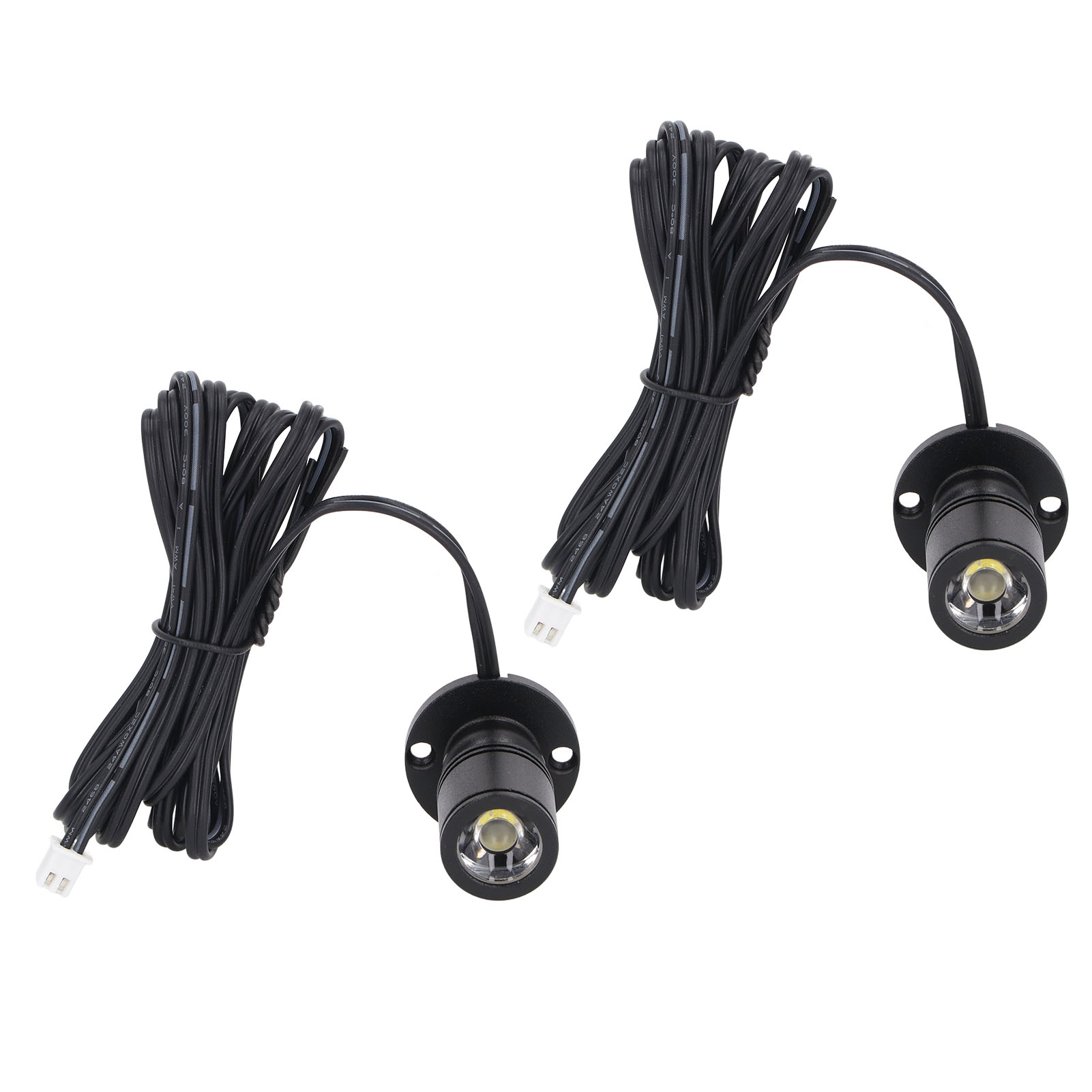 Mini-led-strahler (5 V, Dimmbar, 1 Bis 2 Strahler) Mit Dimmer Für Schmuckvitrinen, Veranden, Schwarz, Natürliches Licht