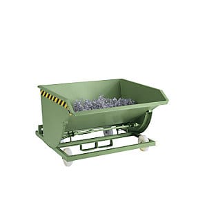 Bauer Spänebehälter SKM 30, lackiert, Resedagrün