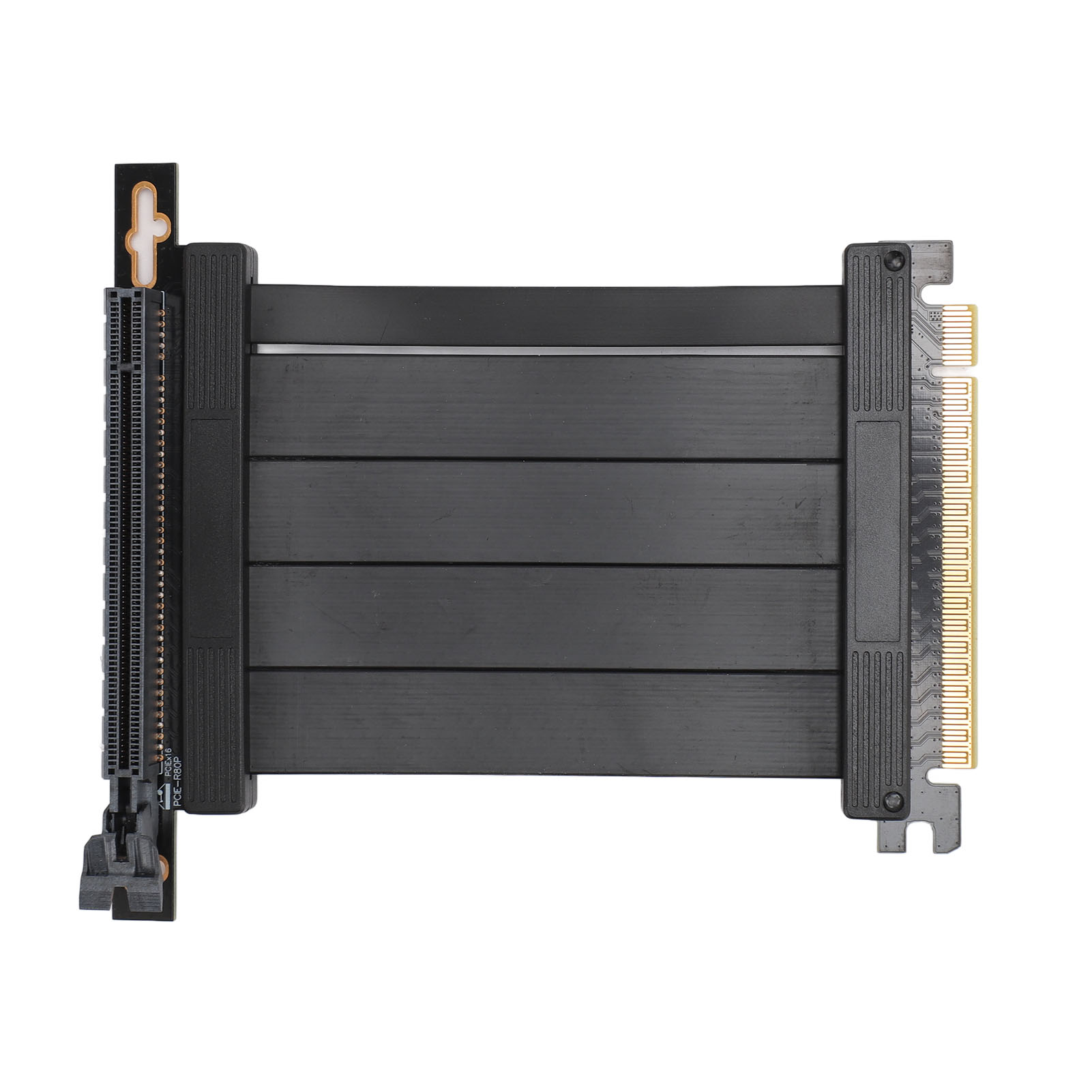 90°-pcie-4.0-x16-verlängerungskabel, 26 Gb/s, 9,9 Cm (3,9 Zoll), Vergoldet, Für Grafikkarten Der Serien Rtx 3090, Rtx 3080 Ti, Rtx 3070 Und Rx 6900 Xt. Kompatibel Mit Den Grafikkarten Rtx 3090, Rtx 30