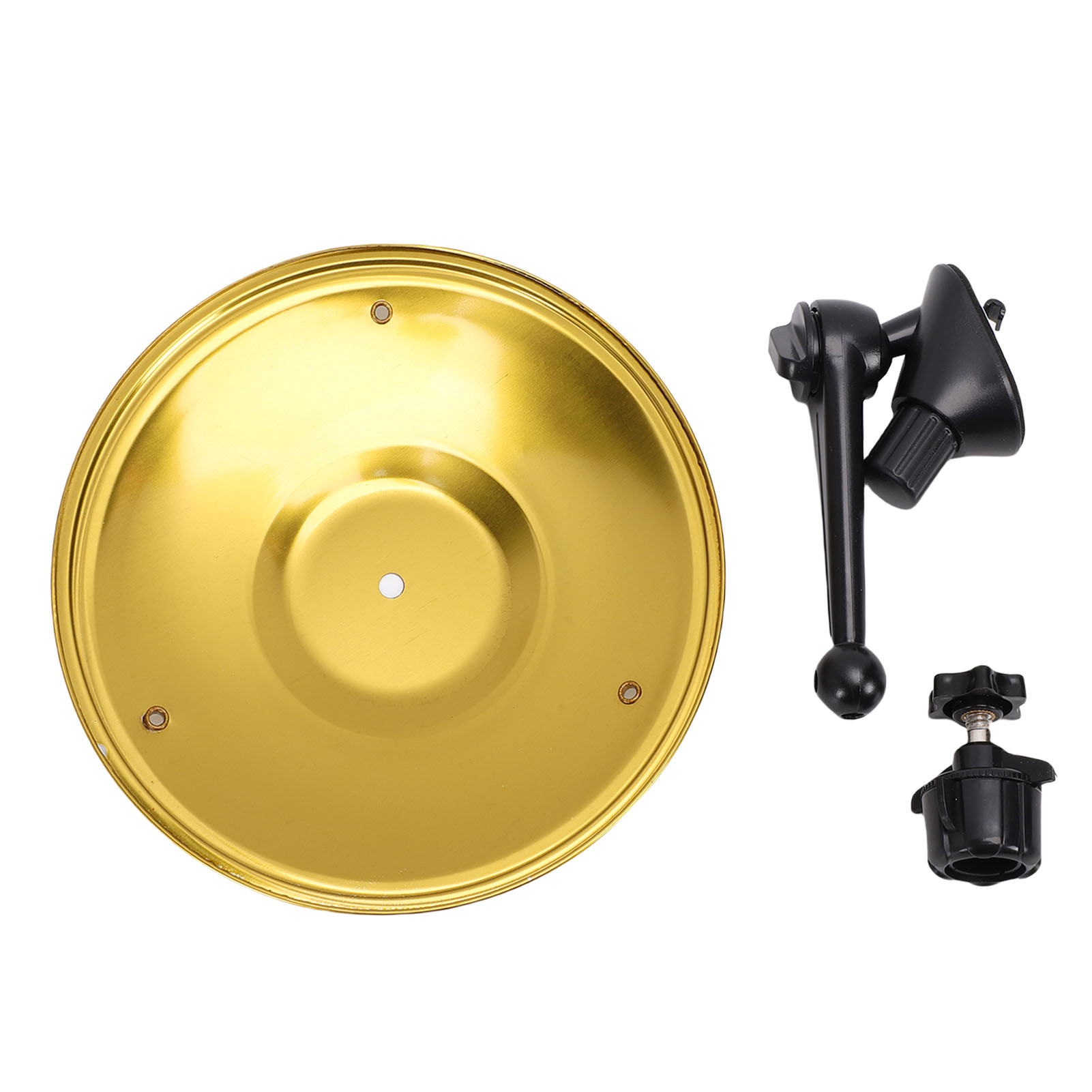 Trommelbecken Für Die Lüftungsschlitze Im Auto, Lustiges Musikaccessoire Für Musikliebhaber, Gold.