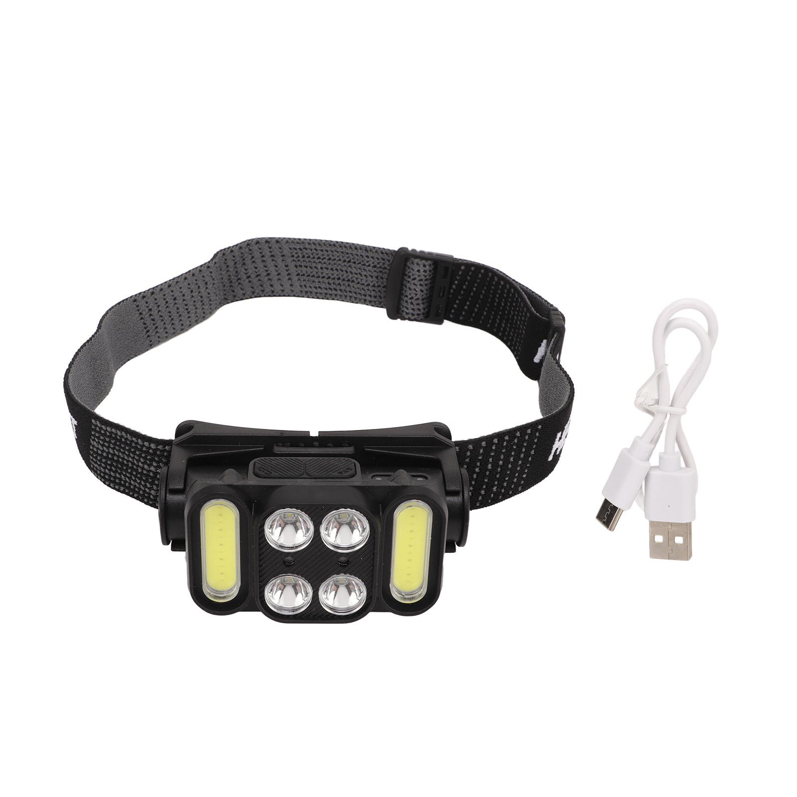 K362 Cob-stirnlampe, Leichter, Per Usb Aufladbarer Induktionsscheinwerfer, Ideal Zum Radfahren, Angeln Und Campen.