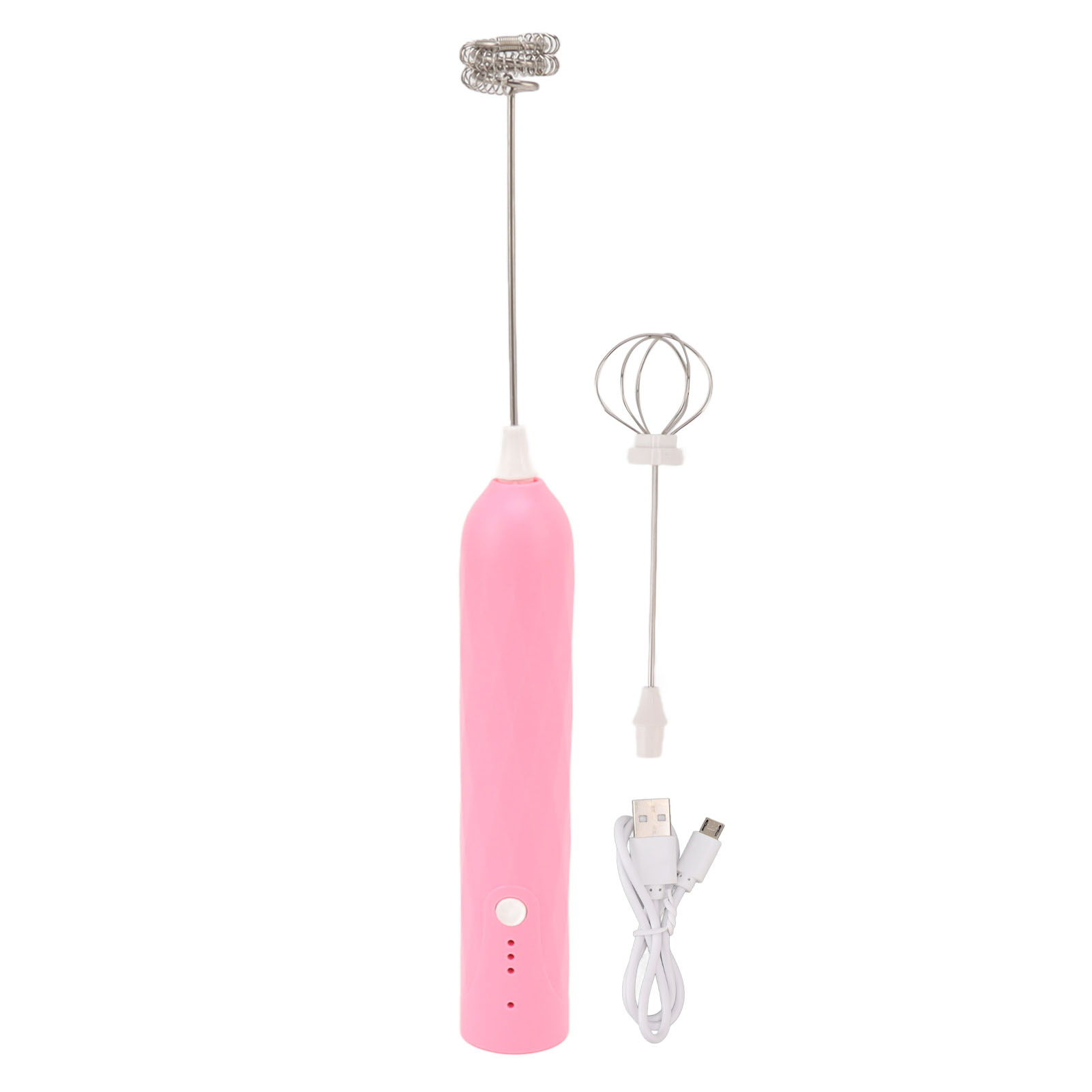 Kleiner Haushalts-eierquirl, Mini-multifunktionsmixer, Tragbarer Elektrischer Mixer, Schneebesen, Kabelloser Milch- Und Kaffeeaufschäumer, Rosa
