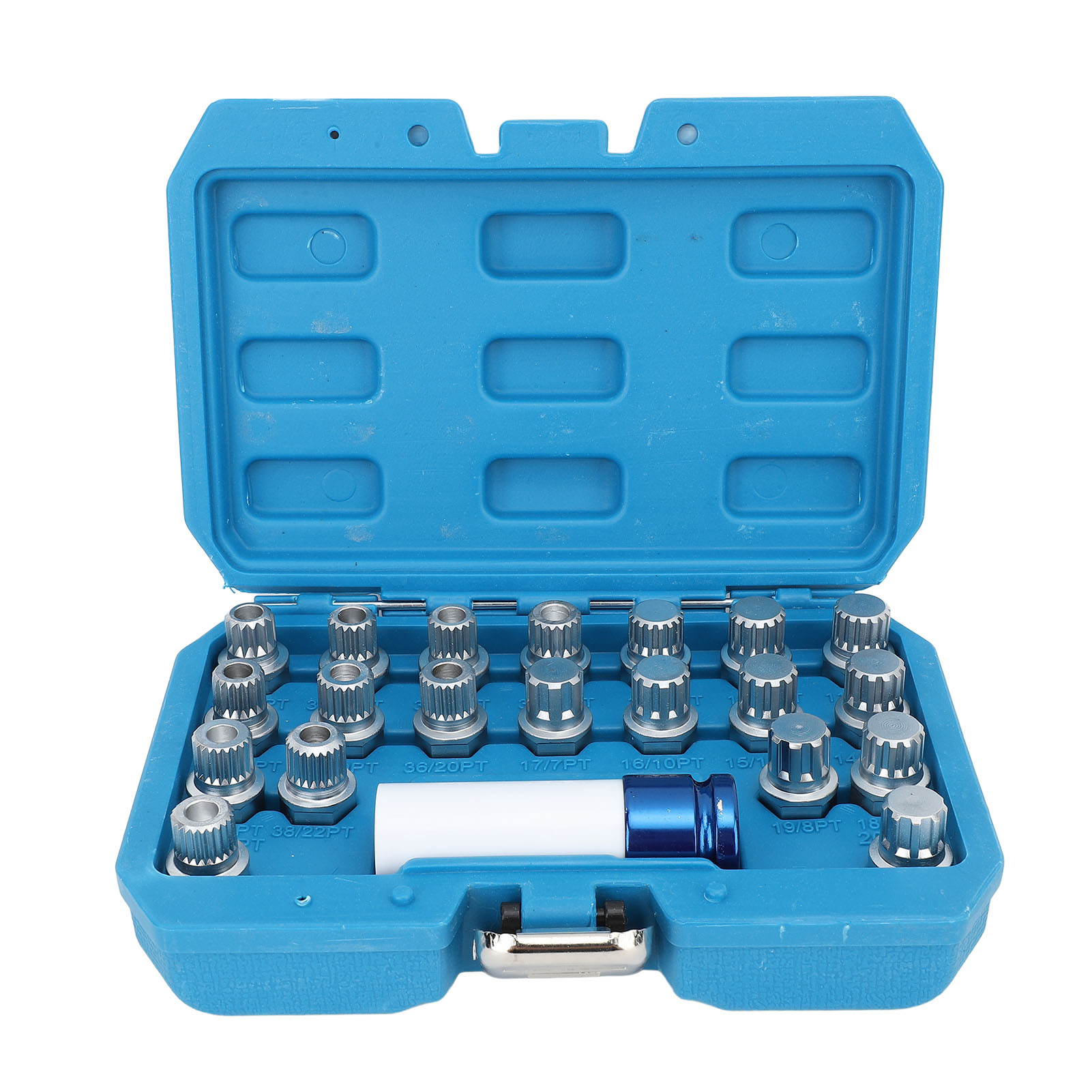 Radmuttern-entfernungswerkzeugsatz (21-teilig) Mit 1/2-zoll-adapter, Chromstahl, 36-teilig, Größen 1 Bis 300, Für R50, R52 Und R53