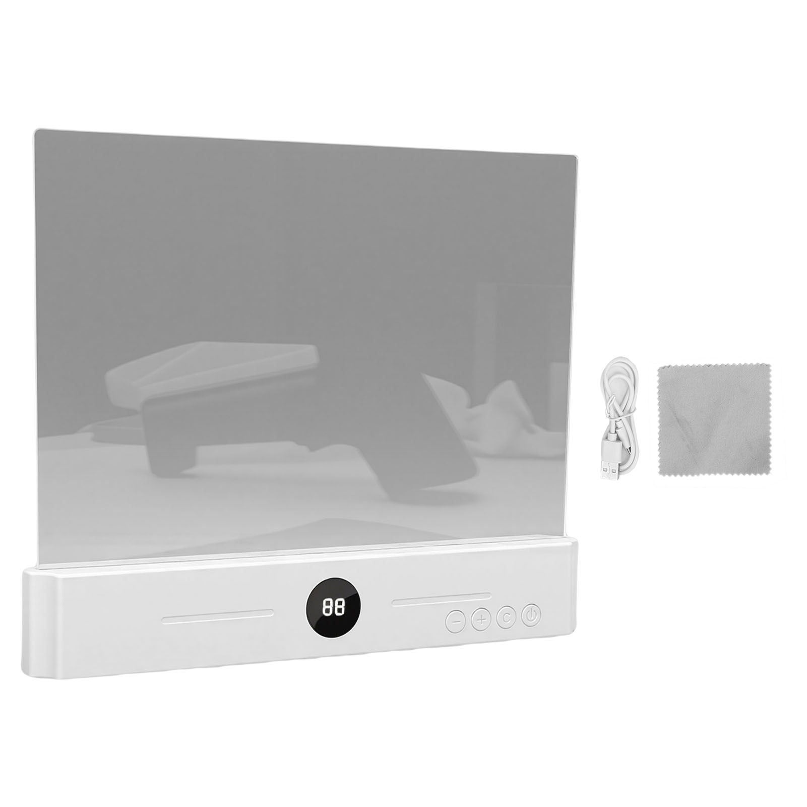 Wiederaufladbare, Flache Led-leselampe, 3 Farben, Dimmbar, Mit Timer, Ideal Für Zuhause, Studentenwohnheime Und Arbeitszimmer.
