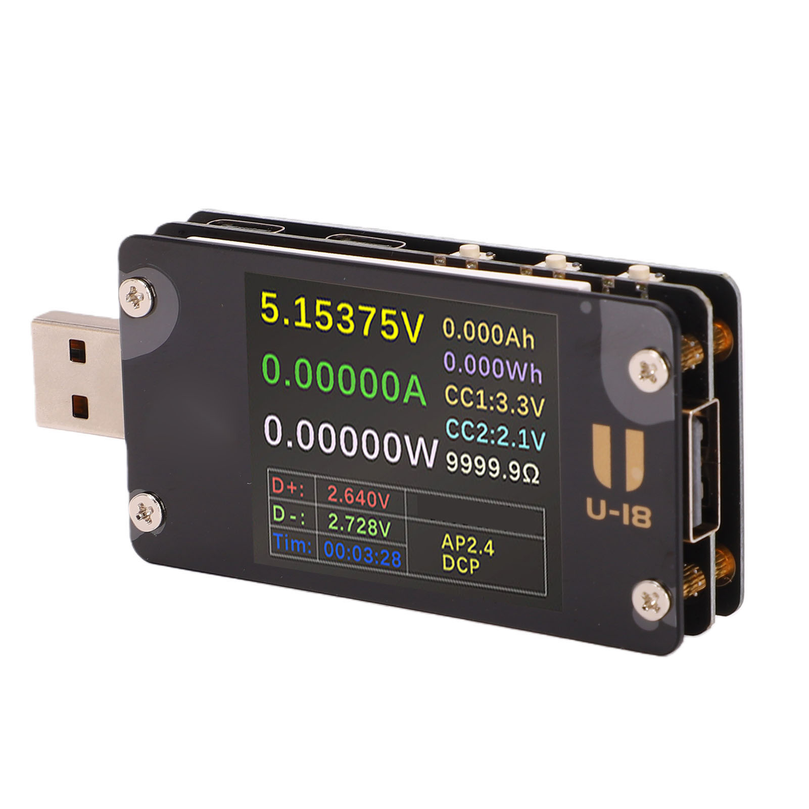 Usb Pd Qc2.0 Qc3.0 Tester: Erkennung Von Schnellladeprotokollen, Messung Von Spannung, Stromstärke Und Leistung Für Handy-ladegeräte