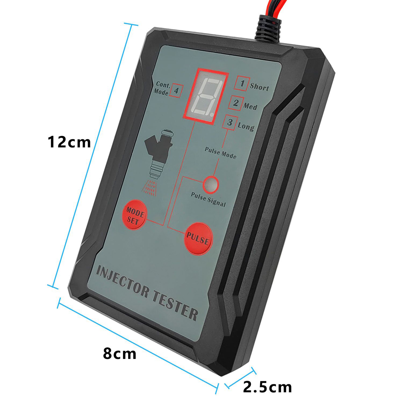 Kraftstoffeinspritzdüsen-tester Und -adapter, Diagnose- Und Reinigungswerkzeugsatz Für Einspritzdüsen, 12v/5v, Kurzschlussschutz.