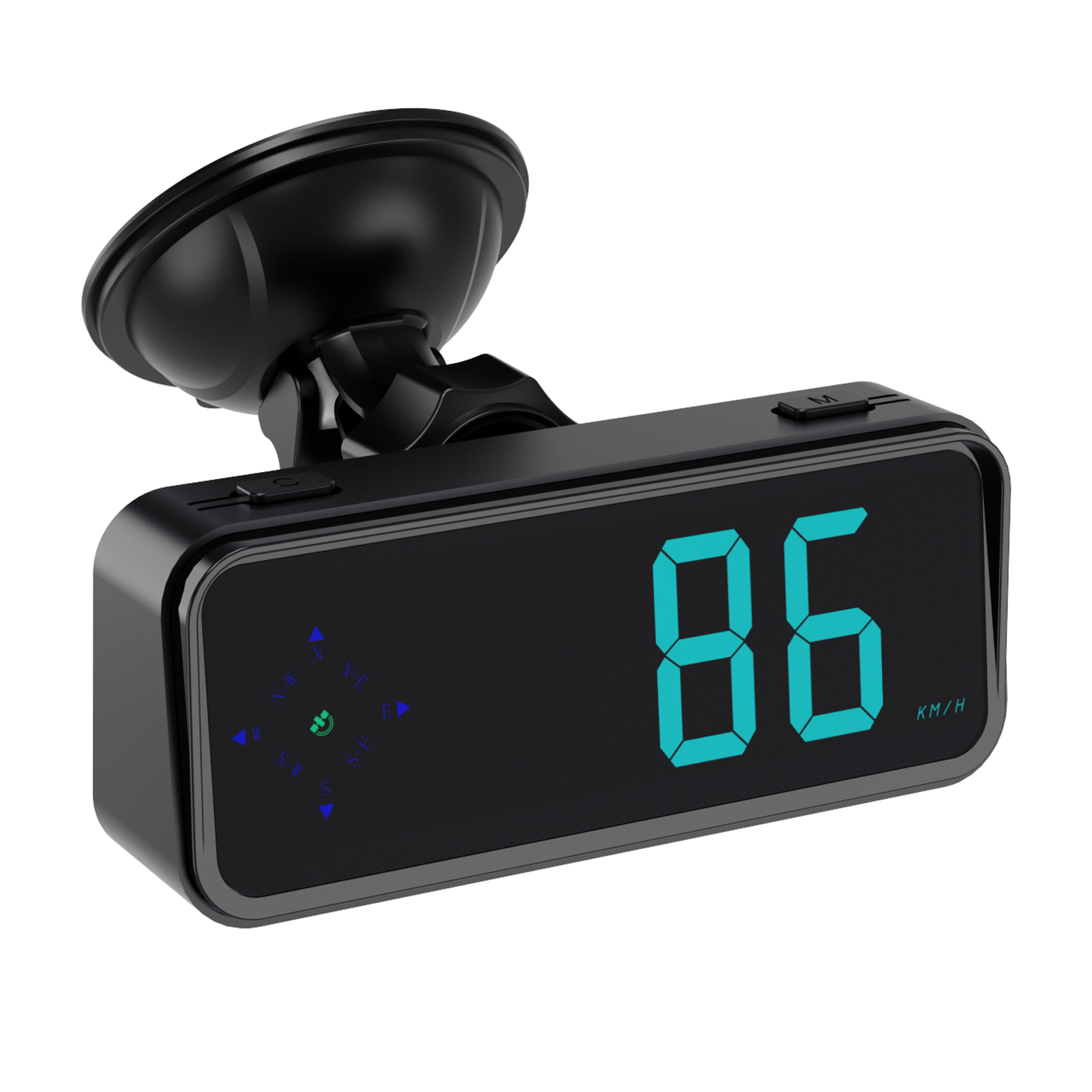 Head-up-display Mit Gps, Digitalem Tachometer (km/h/mph) Und Farbigem Led-display, Uhr, Geschwindigkeitsüberschreitungswarnung Und Fahrtrichtungsanzeige Für Lkw, Suvs Und Wohnmobile.