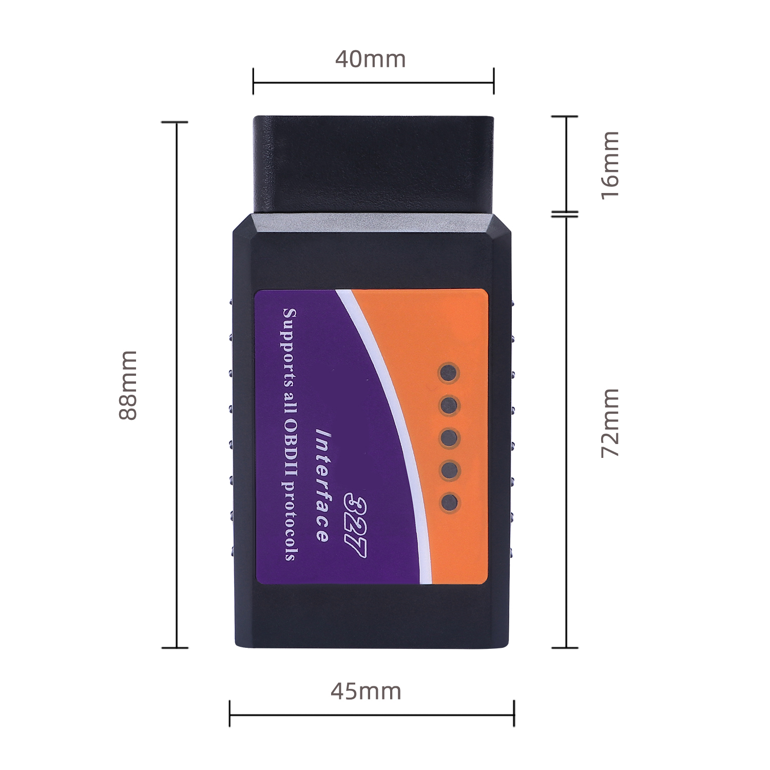 Elm327 Bluetooth Obd2-autoscanner, Kfz-diagnosegerät, Obdii-fehlerlesegerät