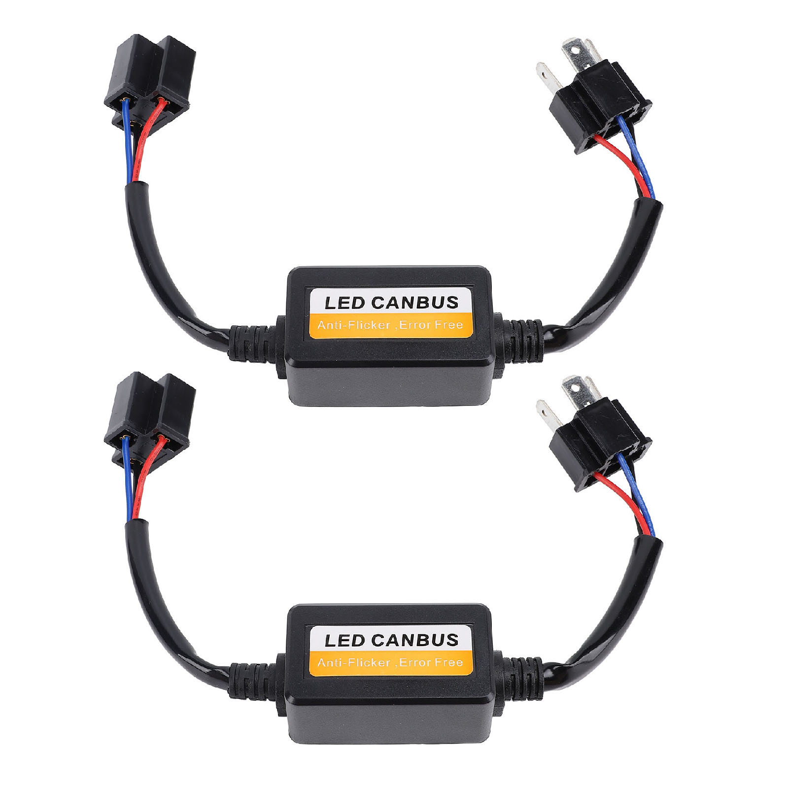 Canbus Led H4 Decoder, 9 Bis 16v Dc Stromversorgung, Einfacher Anschluss, Anti-flicker-widerstand Für Scheinwerfer.