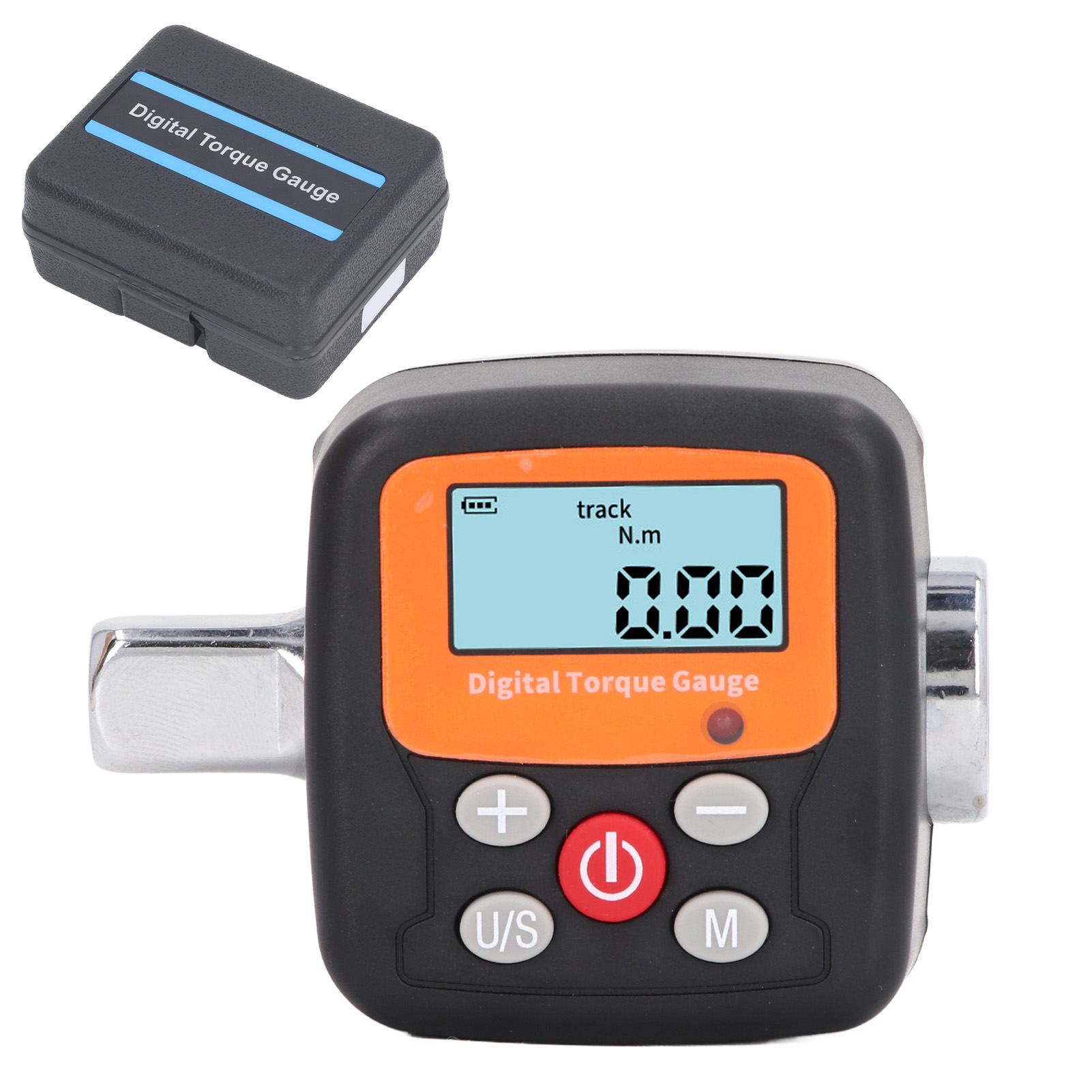 Hochpräziser Digitaler Drehmomentschlüssel Mit 1/2"-anschluss, 6 Bis 200 Nm Adapter, Akustischem Und Optischem Alarm