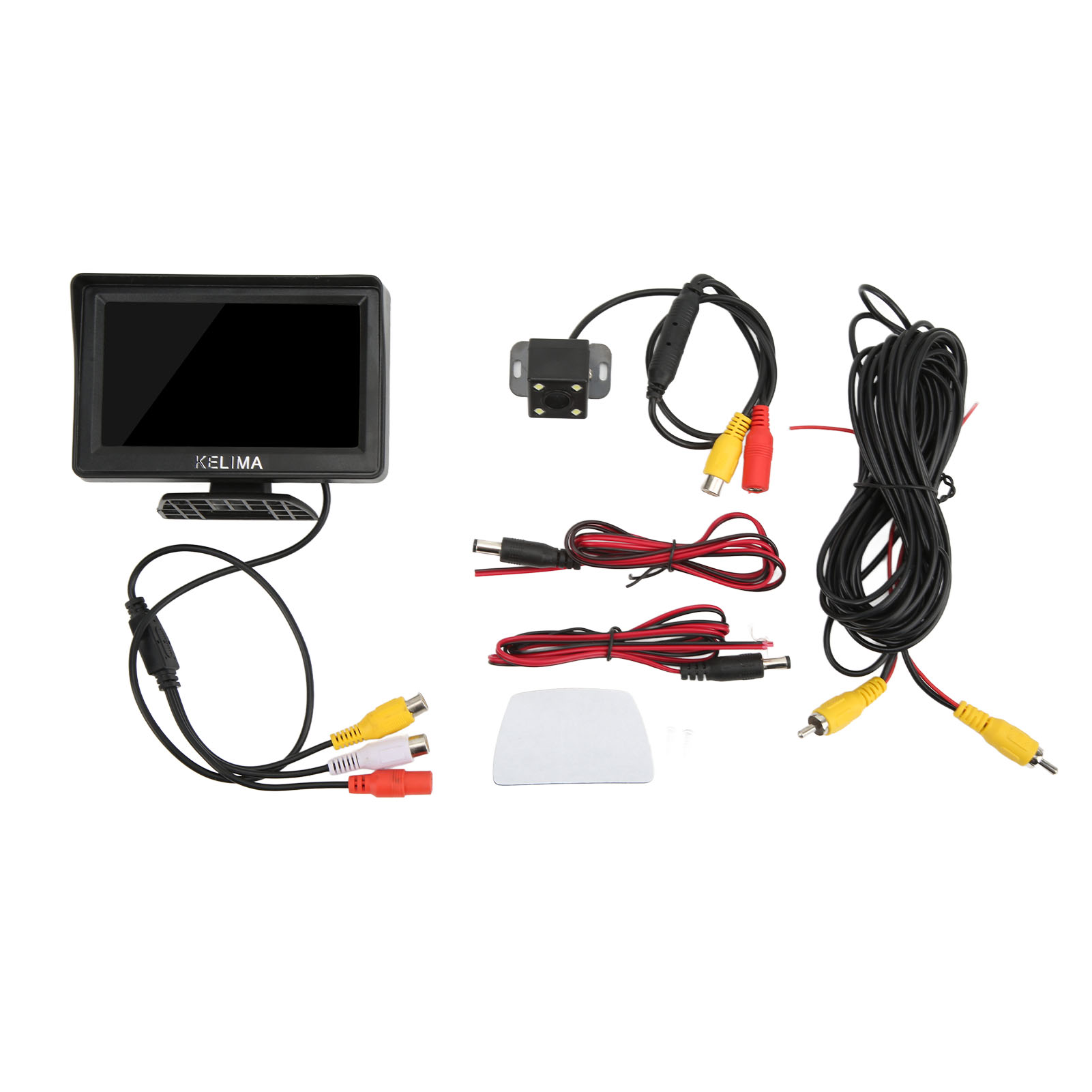 4-led-rückfahrkamera, 4,3-zoll-rückfahrmonitor, 120°-weitwinkel, Ip68 Wasserdicht, Nachtsicht, Für Pkw, Lkw Und Suvs