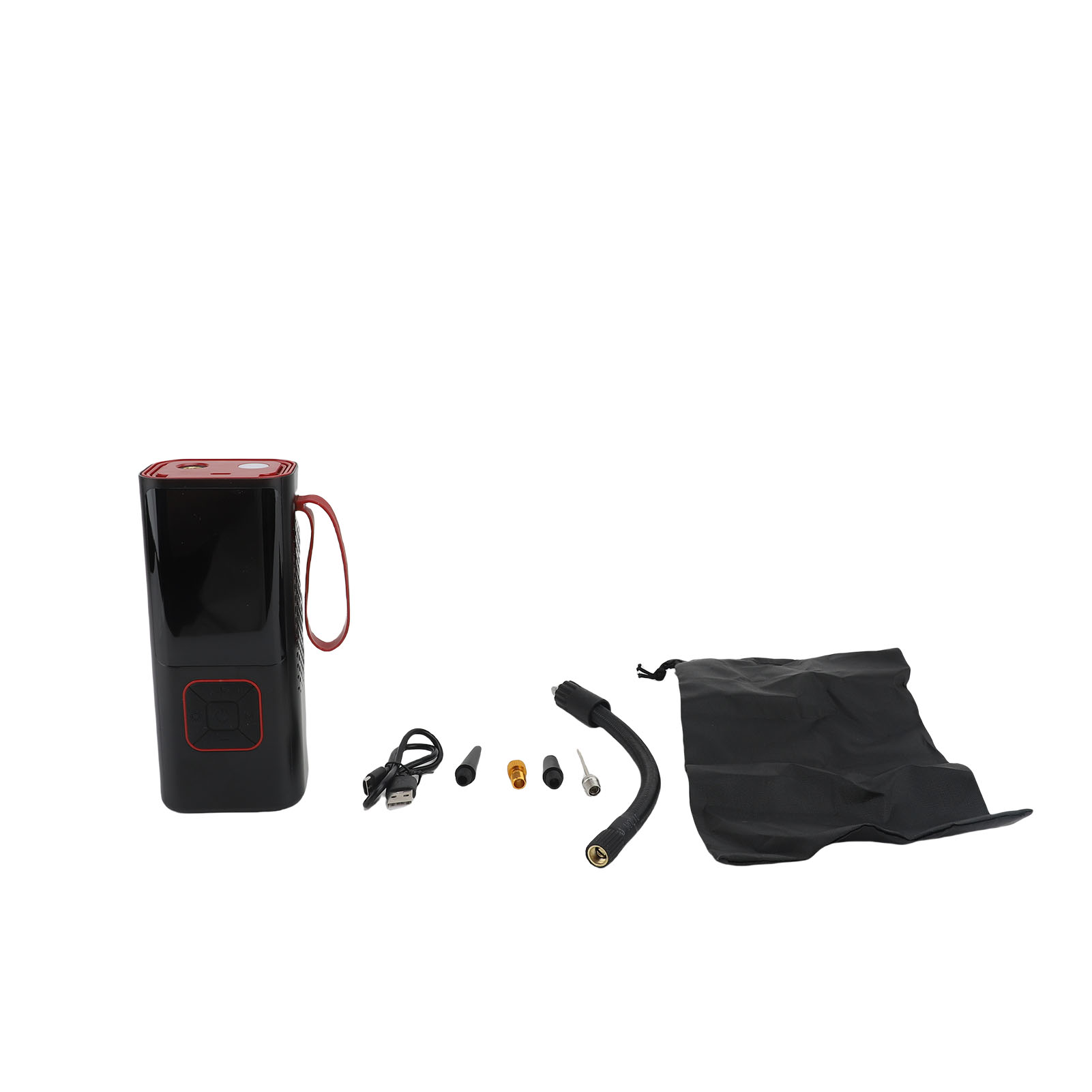 Kabelloser Reifenfüller Mit Digitalem Manometer, Led-taschenlampe, 6000-mah-akku, Tragbare Elektrische Autoluftpumpe, Li-modell (2000 X 3 Mah)