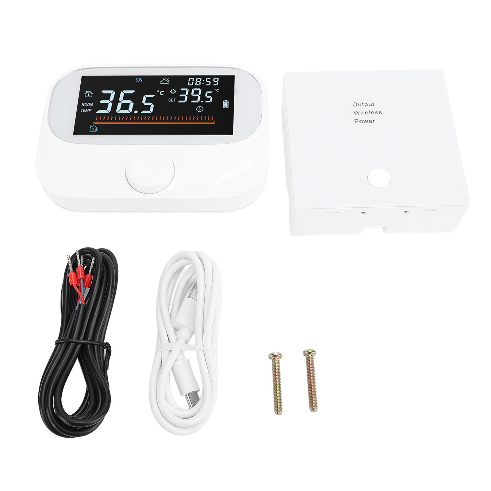 Energiesparender, Programmierbarer Smart-thermostat Mit Lcd-bildschirm Und Drahtloser Temperaturregelung Für Zuhause