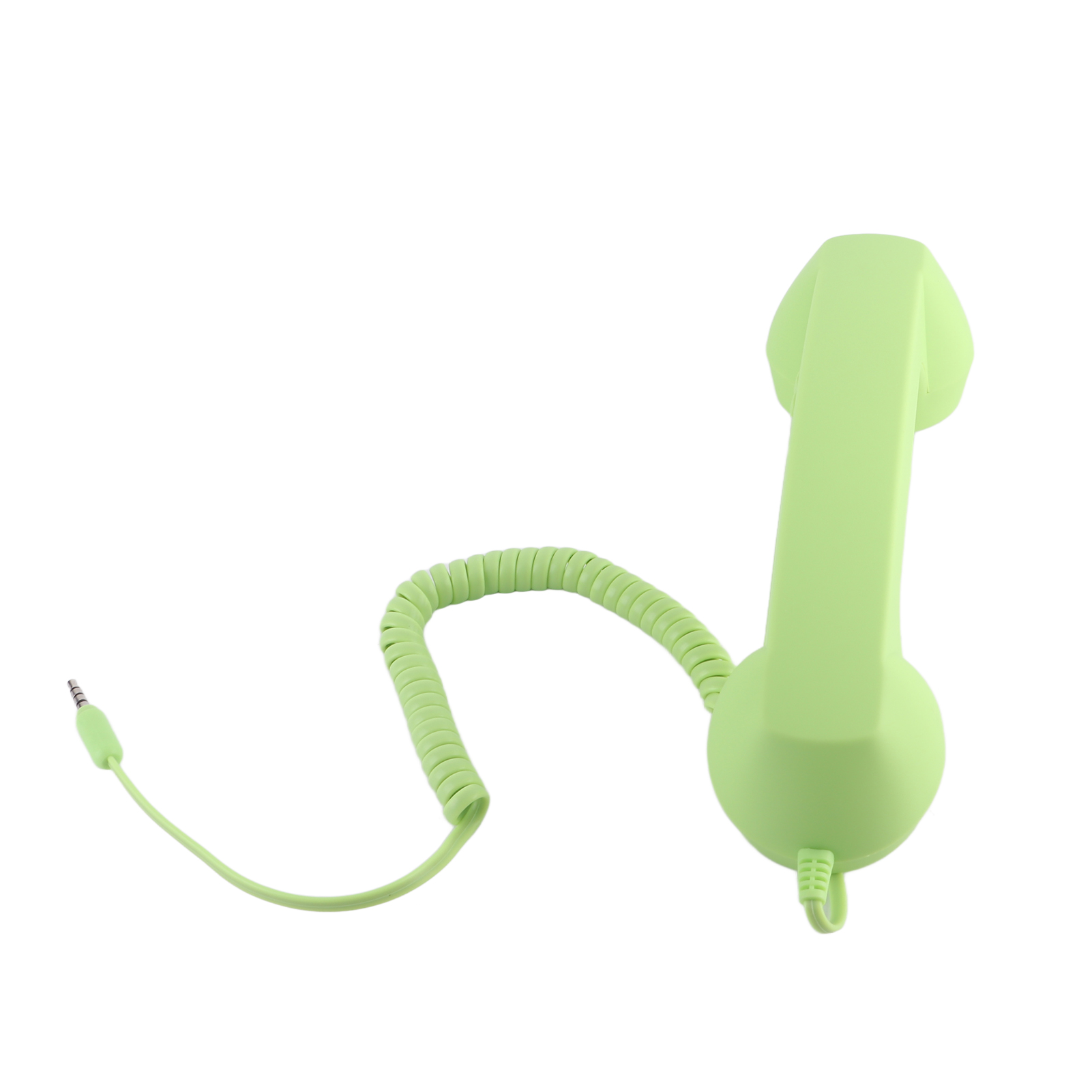 Vintage-telefonhörer Mit Usb-c-anschluss Und 3,5-mm-klinkenbuchse Für Smartphones, Strahlungsresistent, Grün