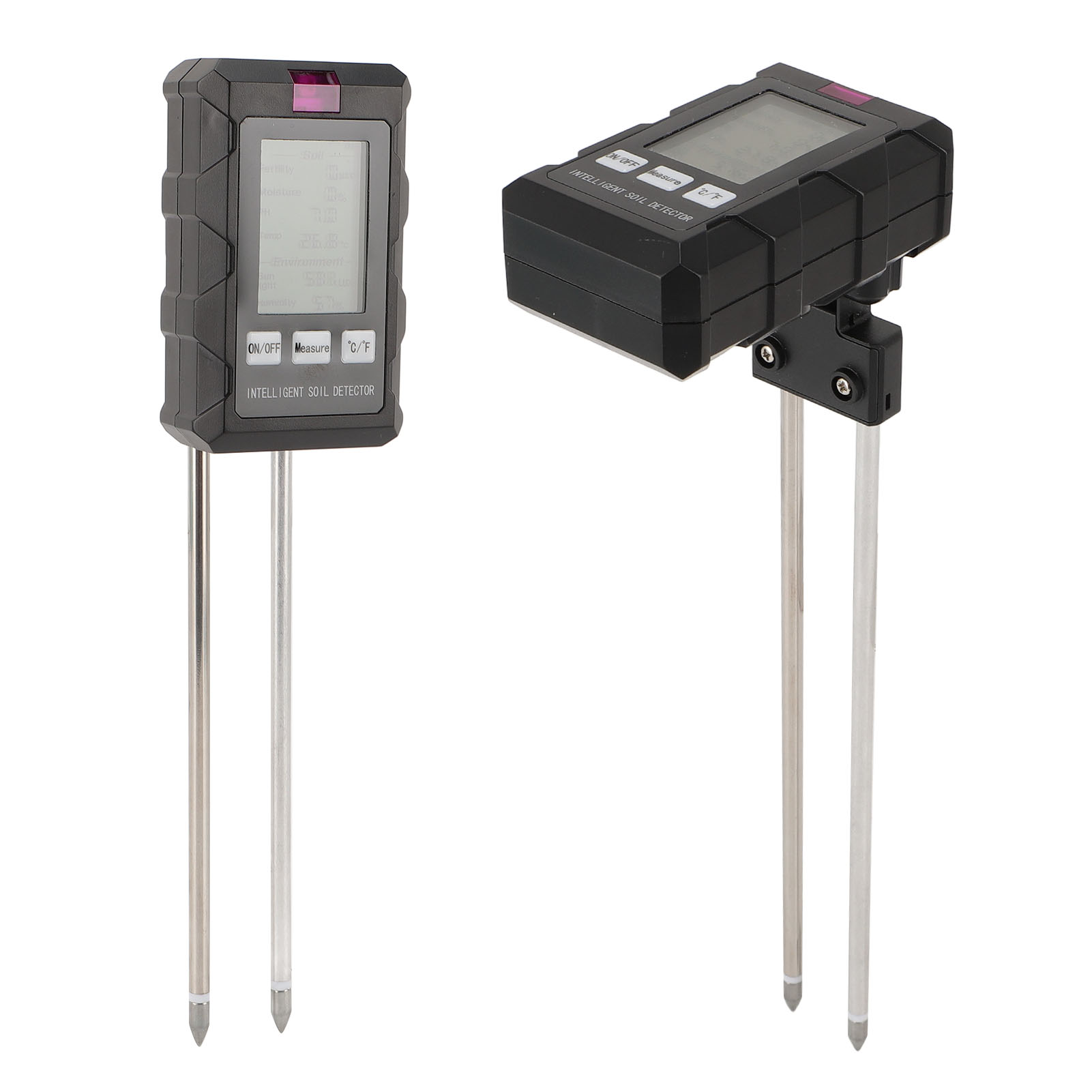 6-in-1 Digitaler Bodentester: Feuchtigkeit, Ph-wert, Fruchtbarkeit, Temperatur, Sonnenlicht, Umgebungslicht, Mit Hintergrundbeleuchtung, Für Garten, Rasen, Landwirtschaft Und Pflanzenpflege.