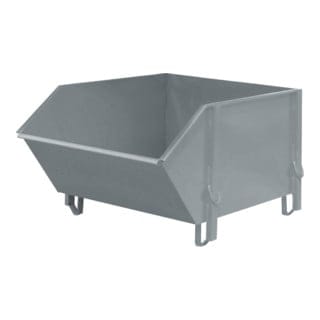 Bauer Baustoffbehälter BBG 100, lackiert, Mausgrau