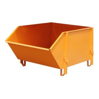 Bauer Baustoffbehälter BBG 100, lackiert, Gelborange