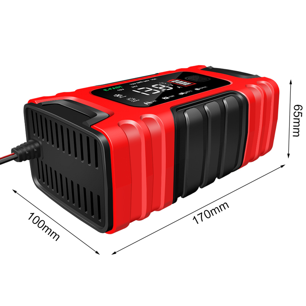 Autobatterieladegerät Mit Digitalanzeige Für Motorräder, Automatisch, Intelligent Und Mit Mehrfachem Schutz