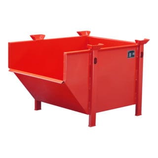 Bauer Materialbehälter BBM 500, lackiert, Feuerrot