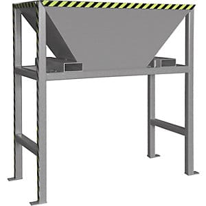 Bauer Befülltrichter BTS, lackiert, Mausgrau
